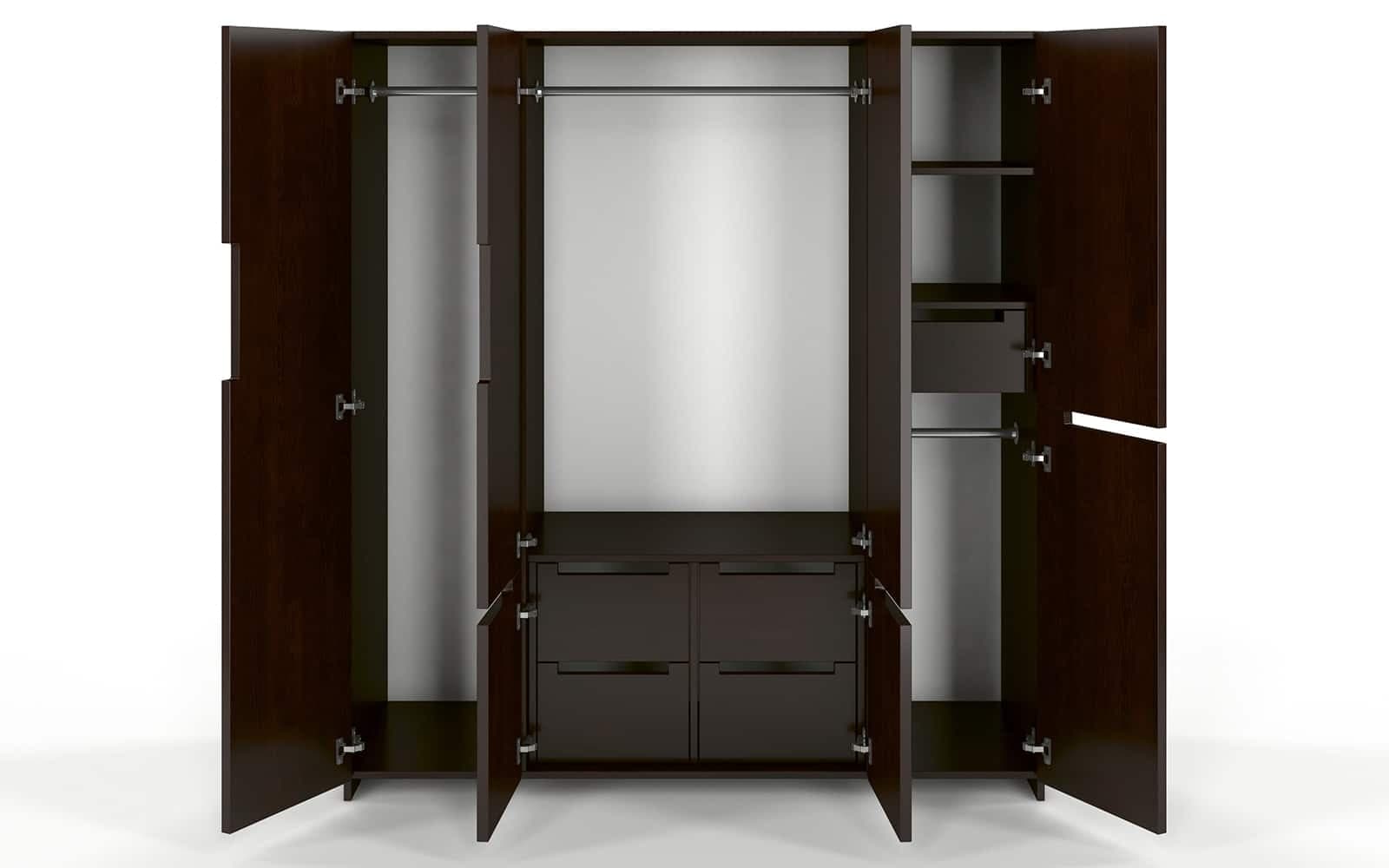 dulap terracraft, lemn masiv, 128x60x180