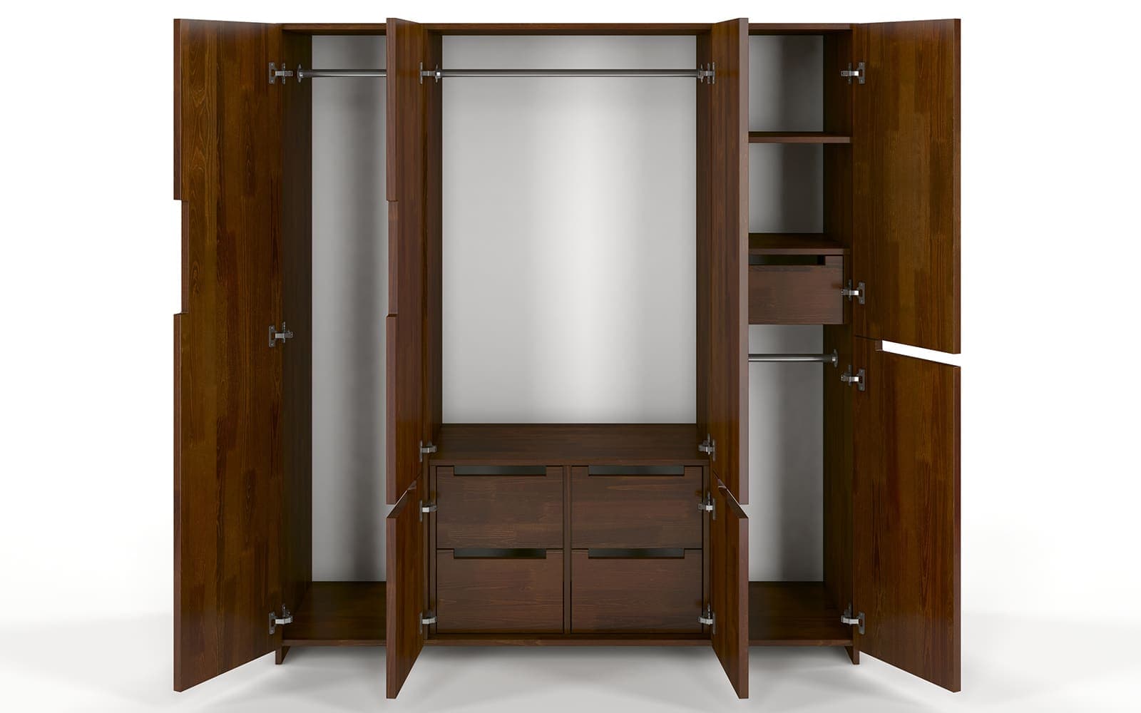 dulap terracraft, lemn masiv, 128x60x180