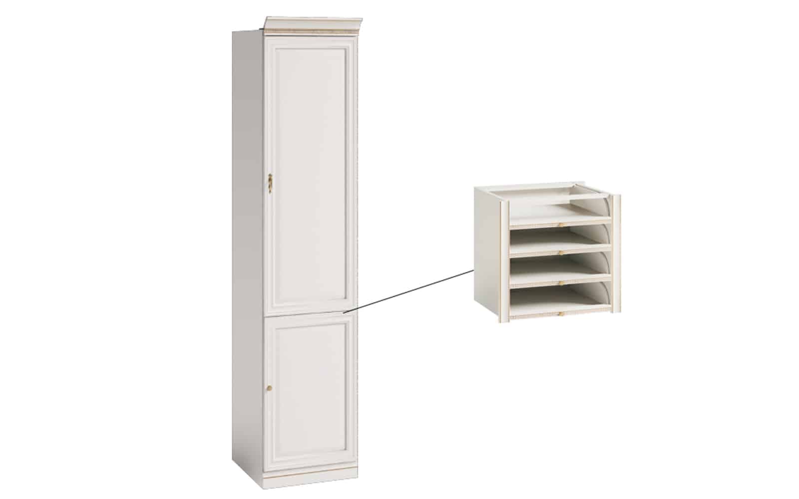 Dulap Vanna, cu Oglindă, Lemn Masiv, 50,4 x 62,5 x 245,8 cm