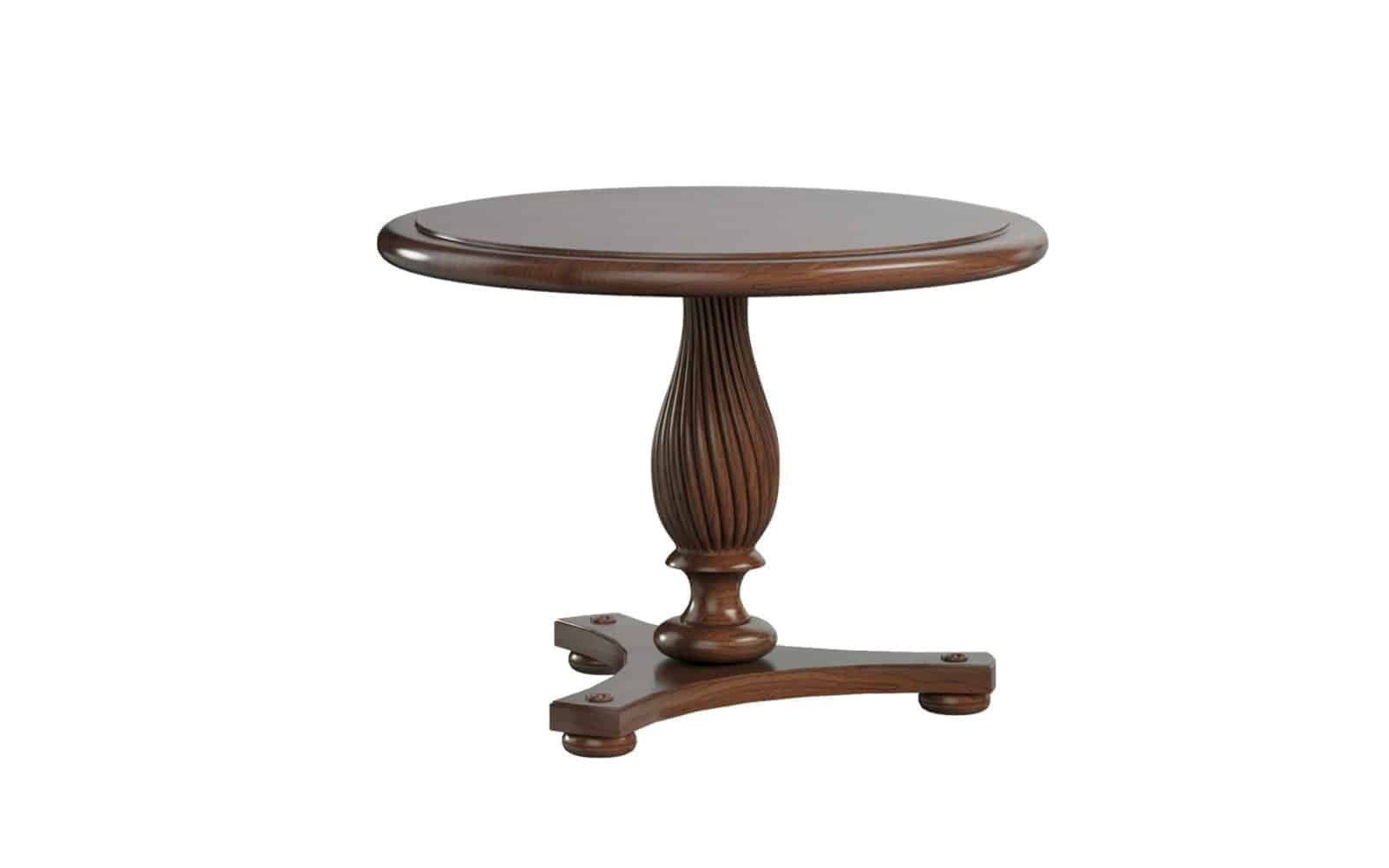 Măsuță de Cafea Alexandros, Rotundă, Ø80 cm din lemn masiv
