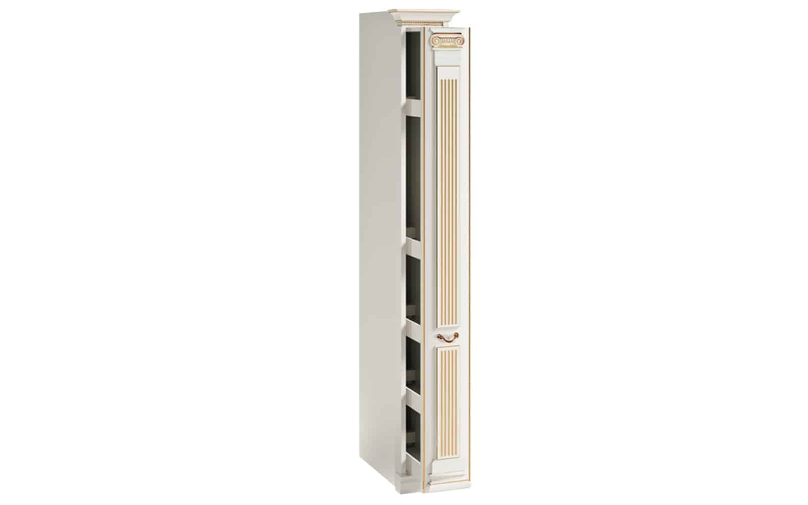 Coloană Extensibilă Vanna, Lemn Masiv, 25,2 x 68,5 x 245,8 cm