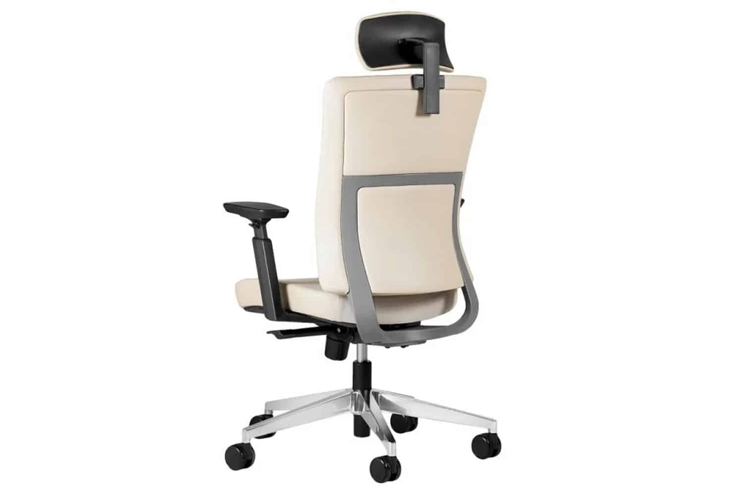 Scaun de birou, ErgoStreamline, Design Elegant și Minimalist, Crem