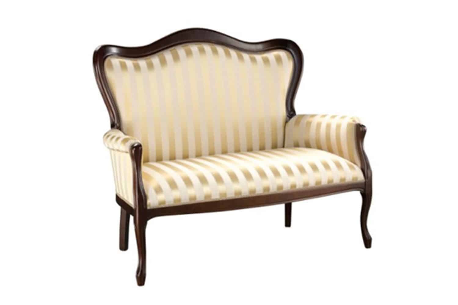 Canapea Weston, 124 x 74 x 107 cm din lemn masiv