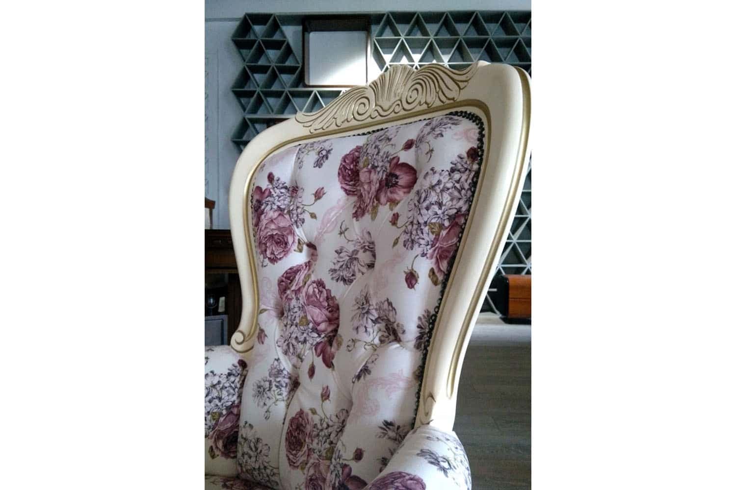 scaun clasic grace, tapițat