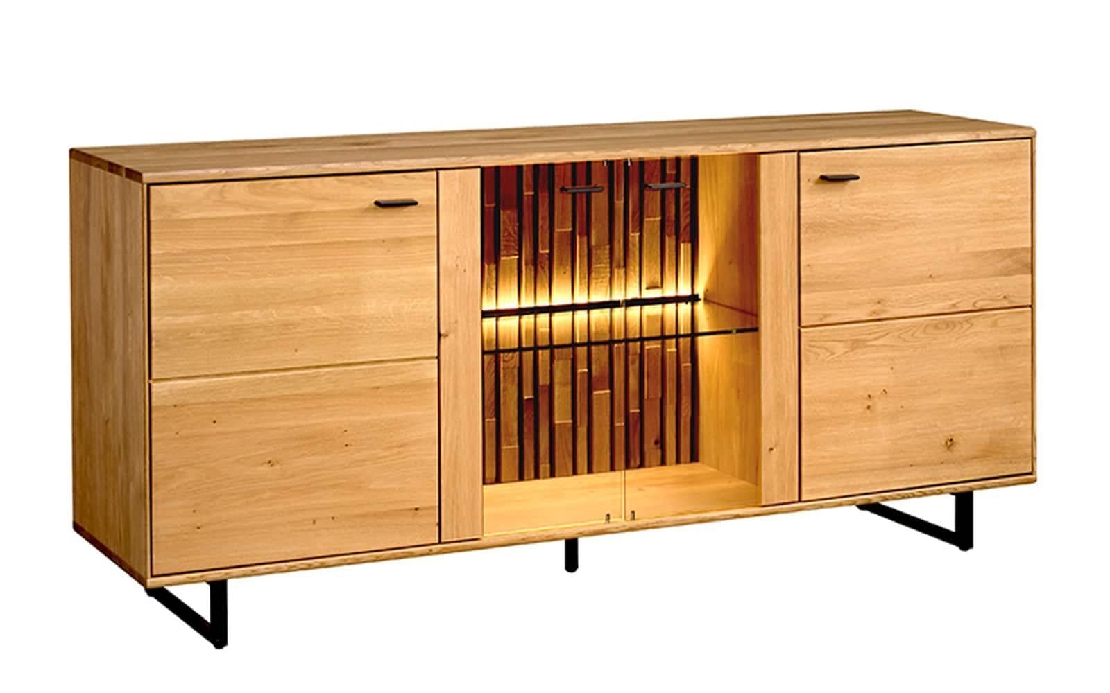 comoda tv urban, stejar masiv, 179x49x62,5cm (copiază)
