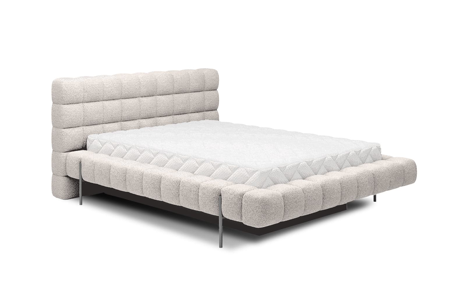 Pat Magentta 180x200, Material Royal 18, Mobarta din lemn masiv