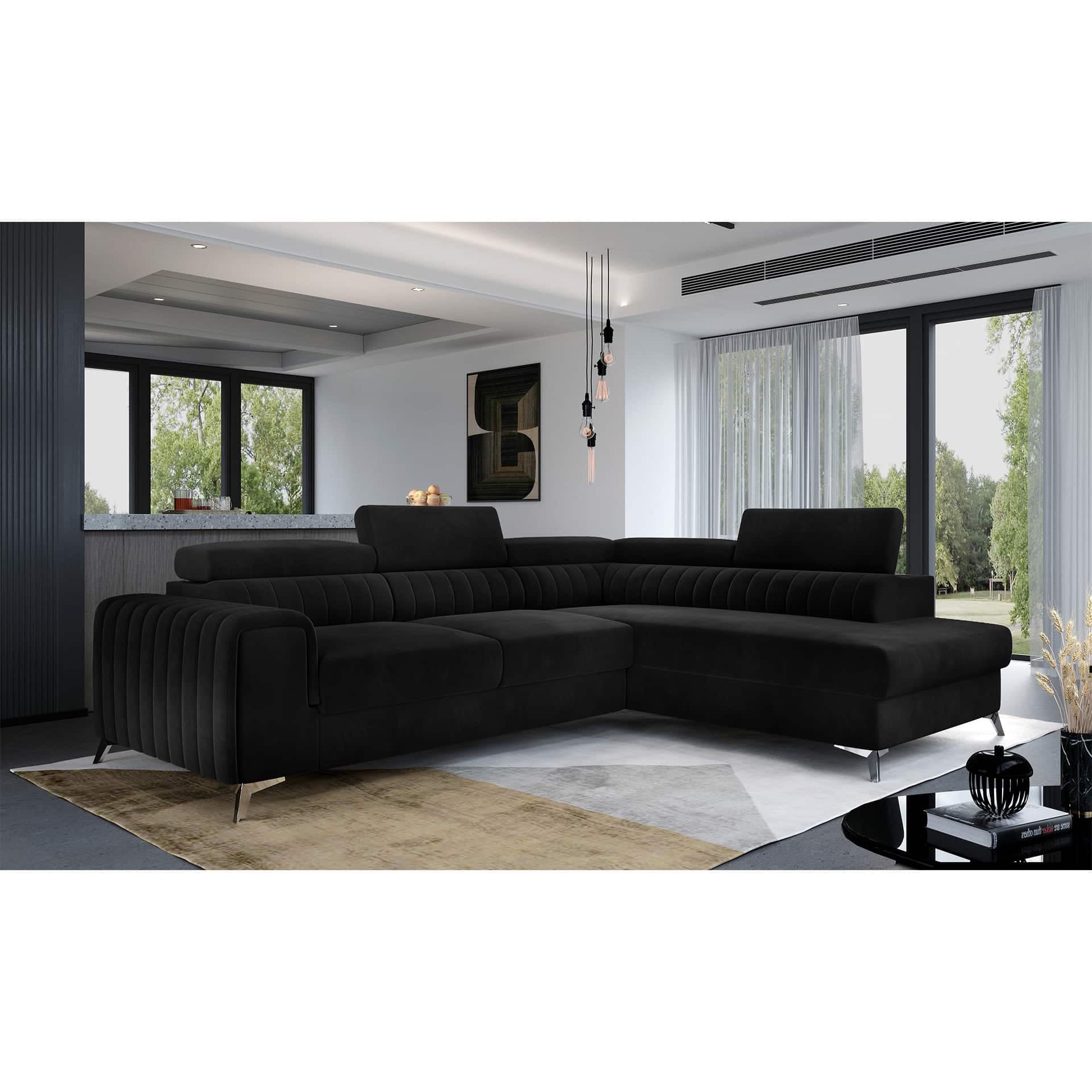 colțar laurence, material mat velvet 99, mobarta