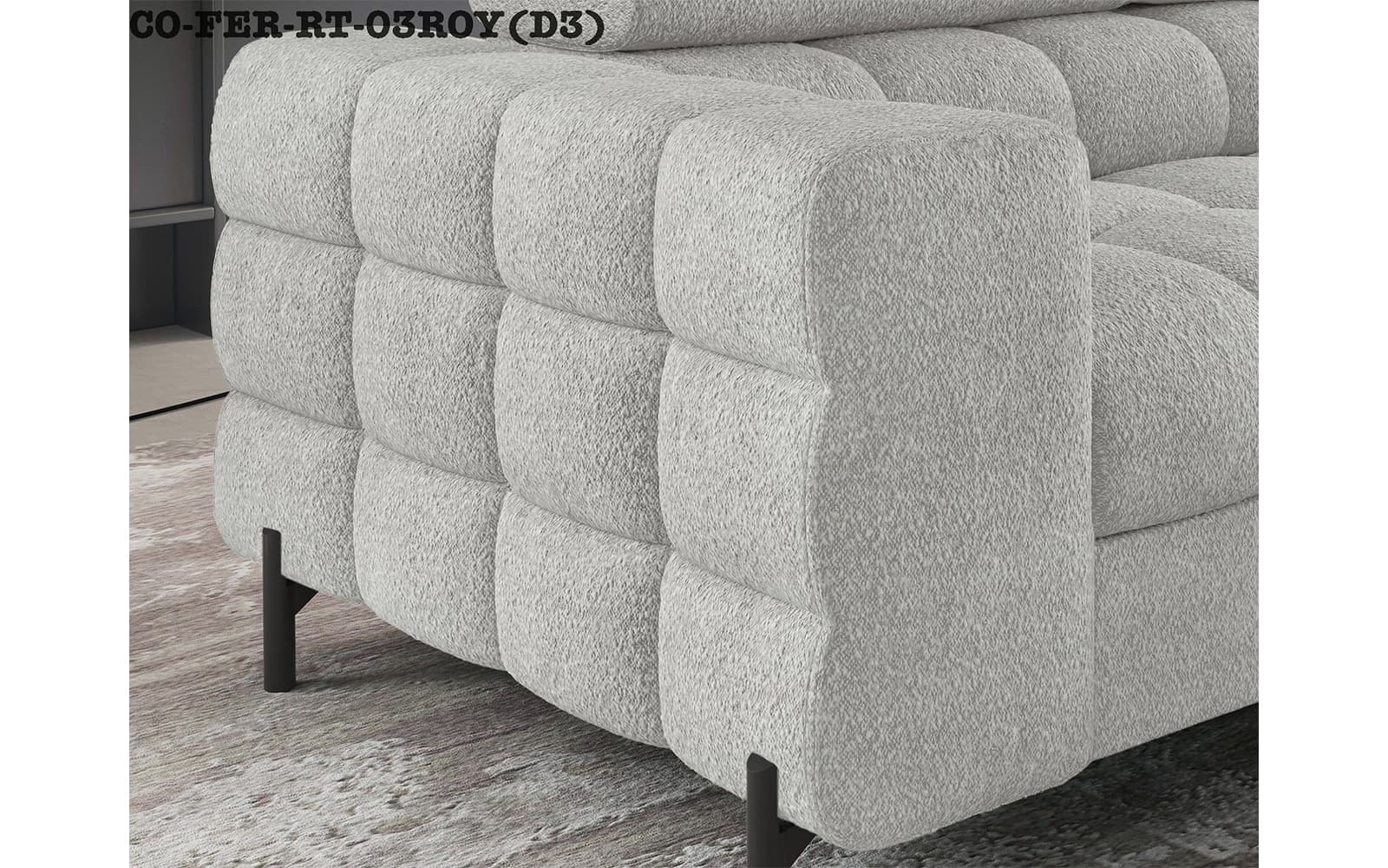 colțar ferry, material paros 02(crem), extensibil, colt stanga