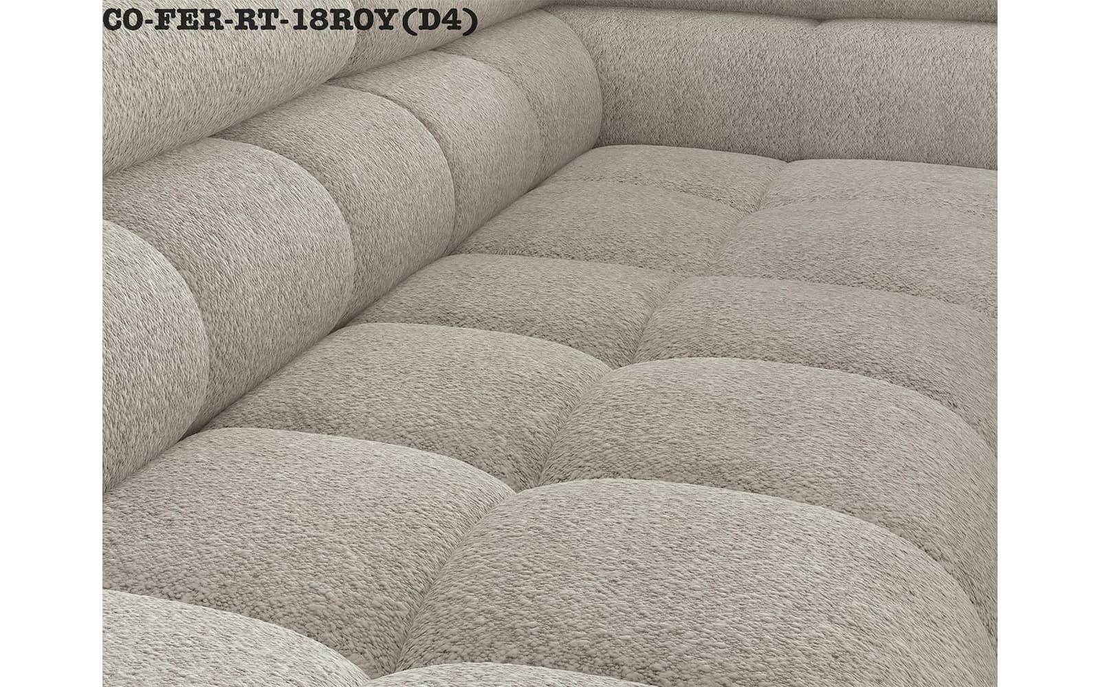 colțar ferry, material paros 02(crem), extensibil, colt stanga
