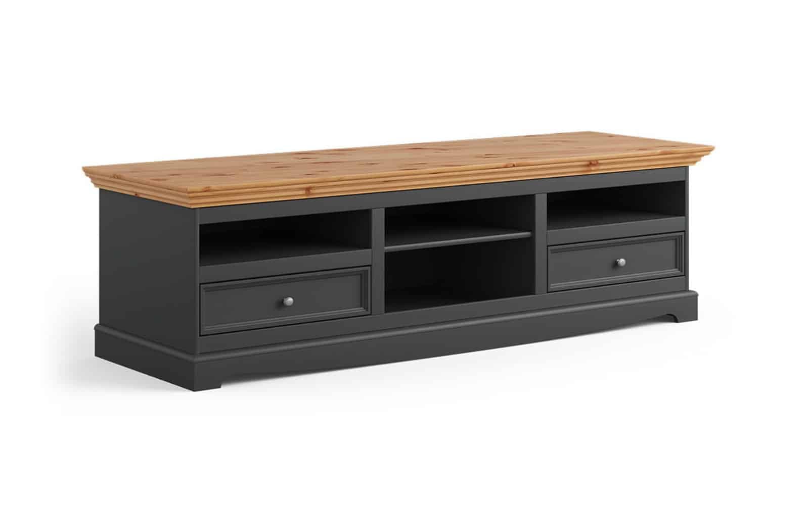 Set Living Linea, Lemn Masiv, Grafit