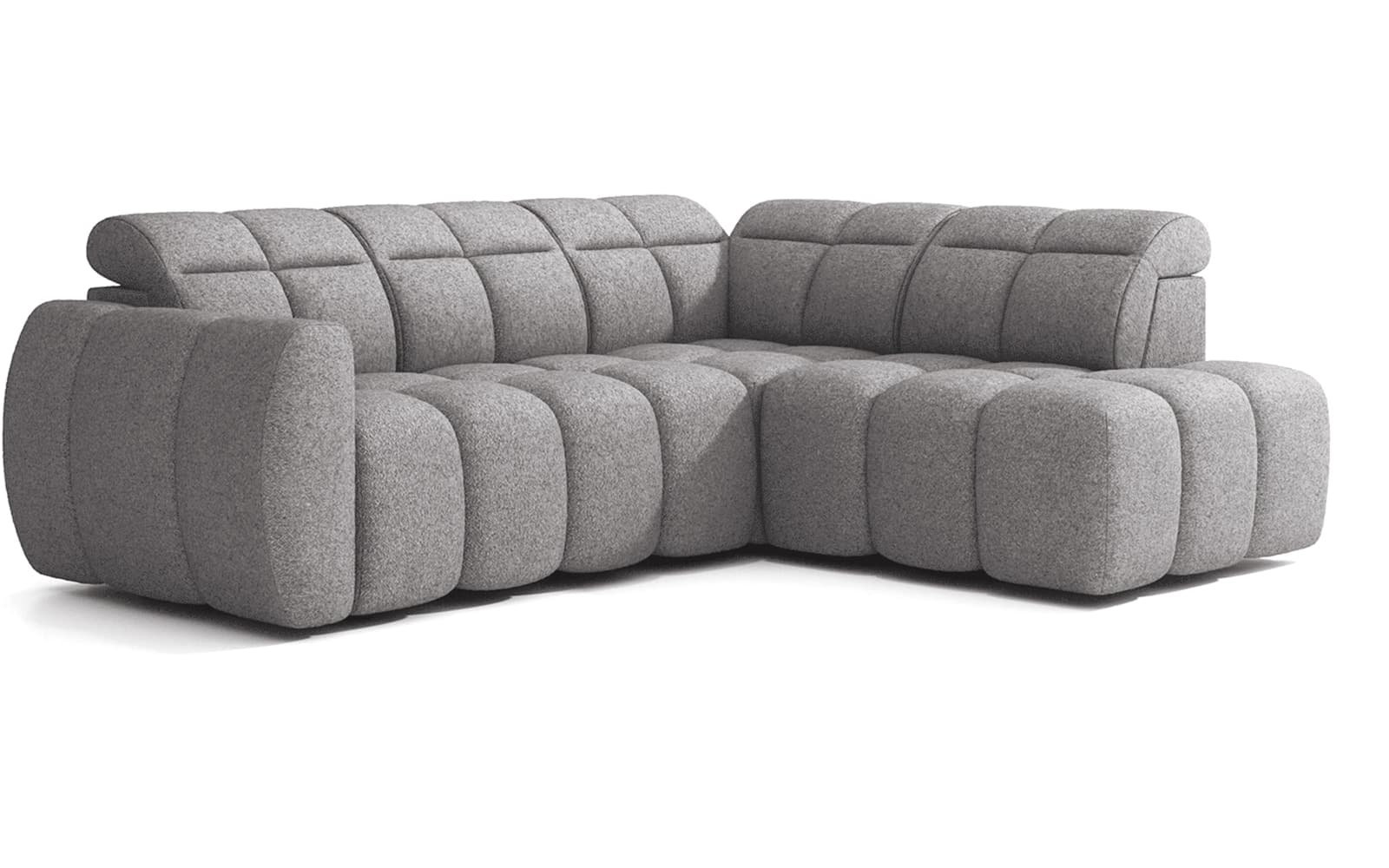 Colțar Extensibil Falcon, 258x208cm, Ladă Depozitare, Personalizabil, Electric din lemn masiv
