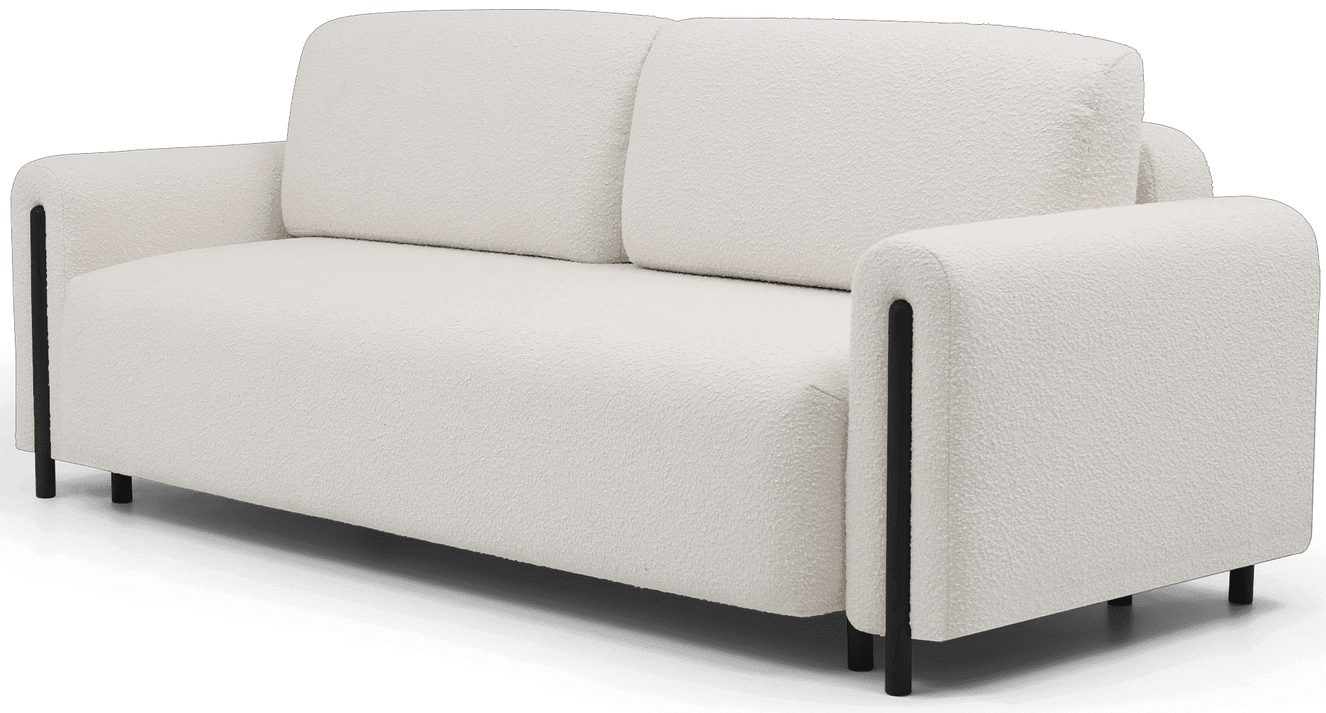 canapea cosmoflex, extensibila, material jaffray 01, baza neagra