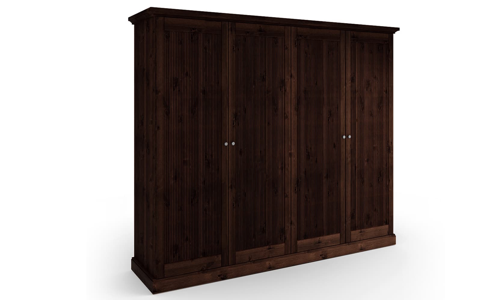 Dulap 4 usi Rosalia, Lemn Masiv, 248x63x213cm