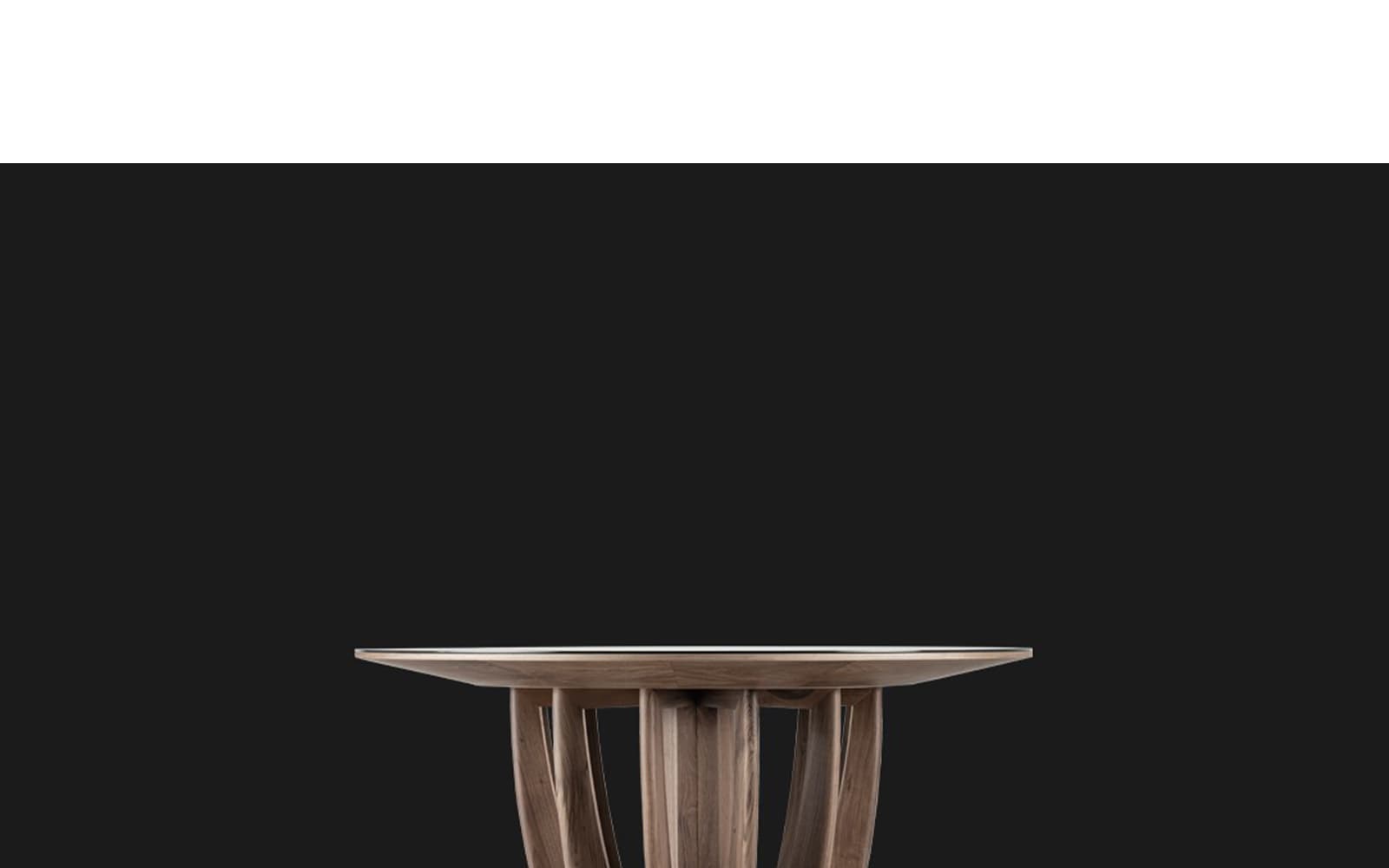 Masa Tropicana Rotunda, Ø 176 cm x 75 cm din lemn masiv
