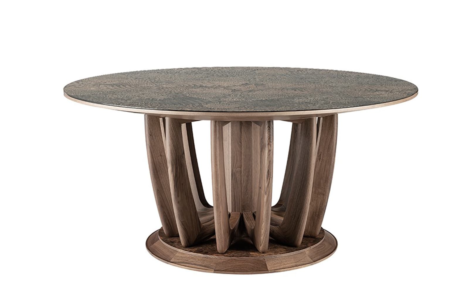 Masa Tropicana Rotunda, Ø 176 cm x 75 cm din lemn masiv