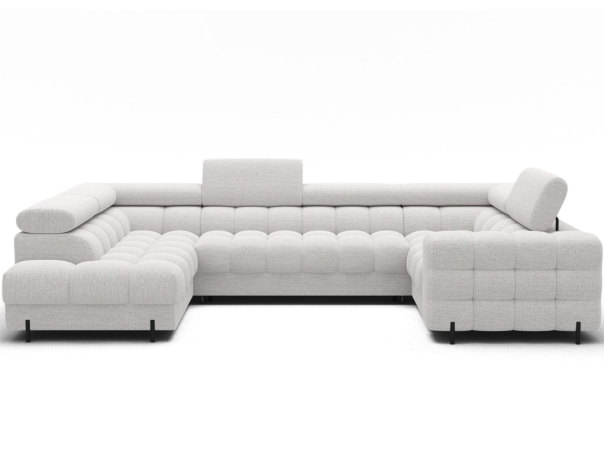 Colțar Formă U, Extensibil Factory, 346x205cm, Personalizabil