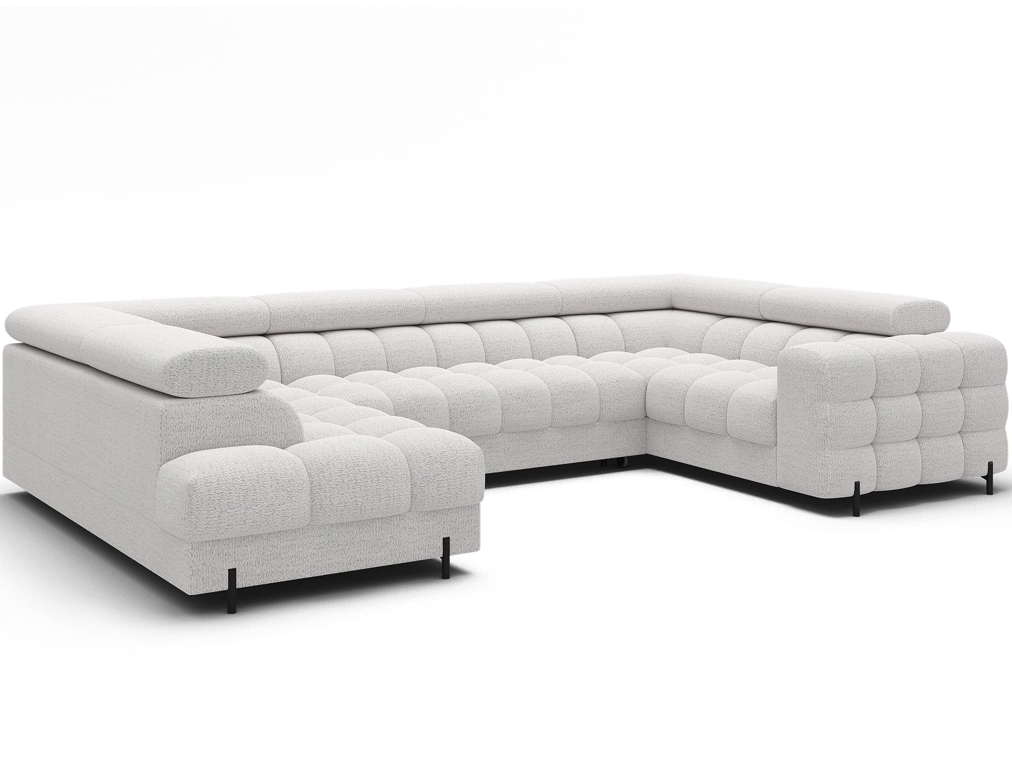 Colțar Formă U, Extensibil Factory, 346x205cm, Personalizabil