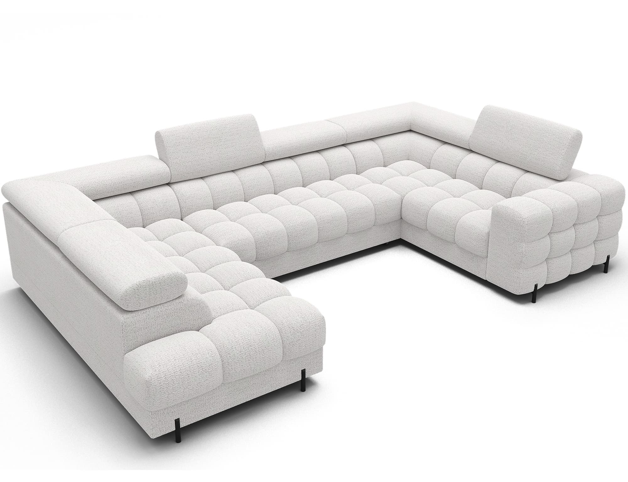 Colțar Formă U, Extensibil Factory, 346x205cm, Personalizabil
