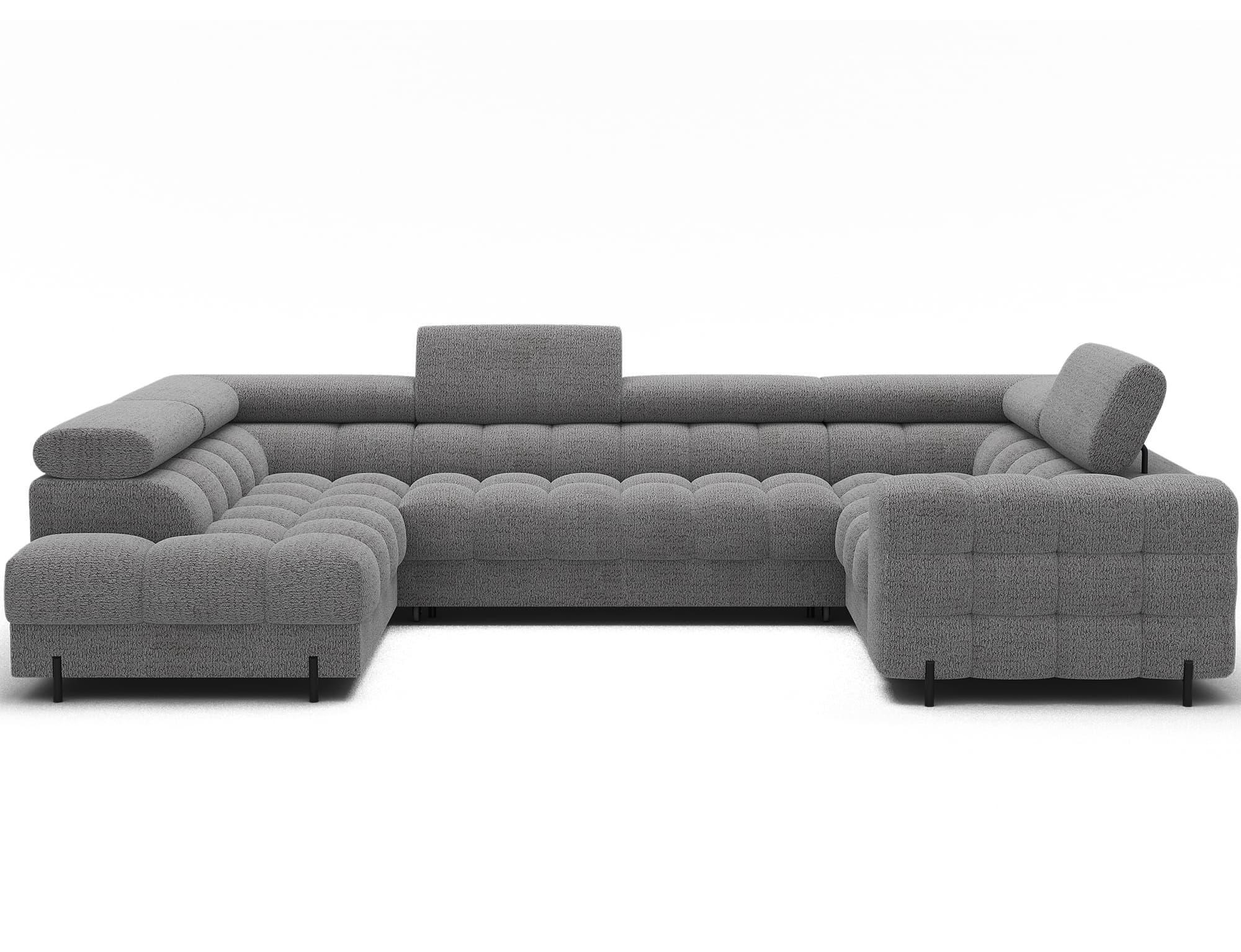Colțar Formă U, Extensibil Factory, 346x205cm, Personalizabil