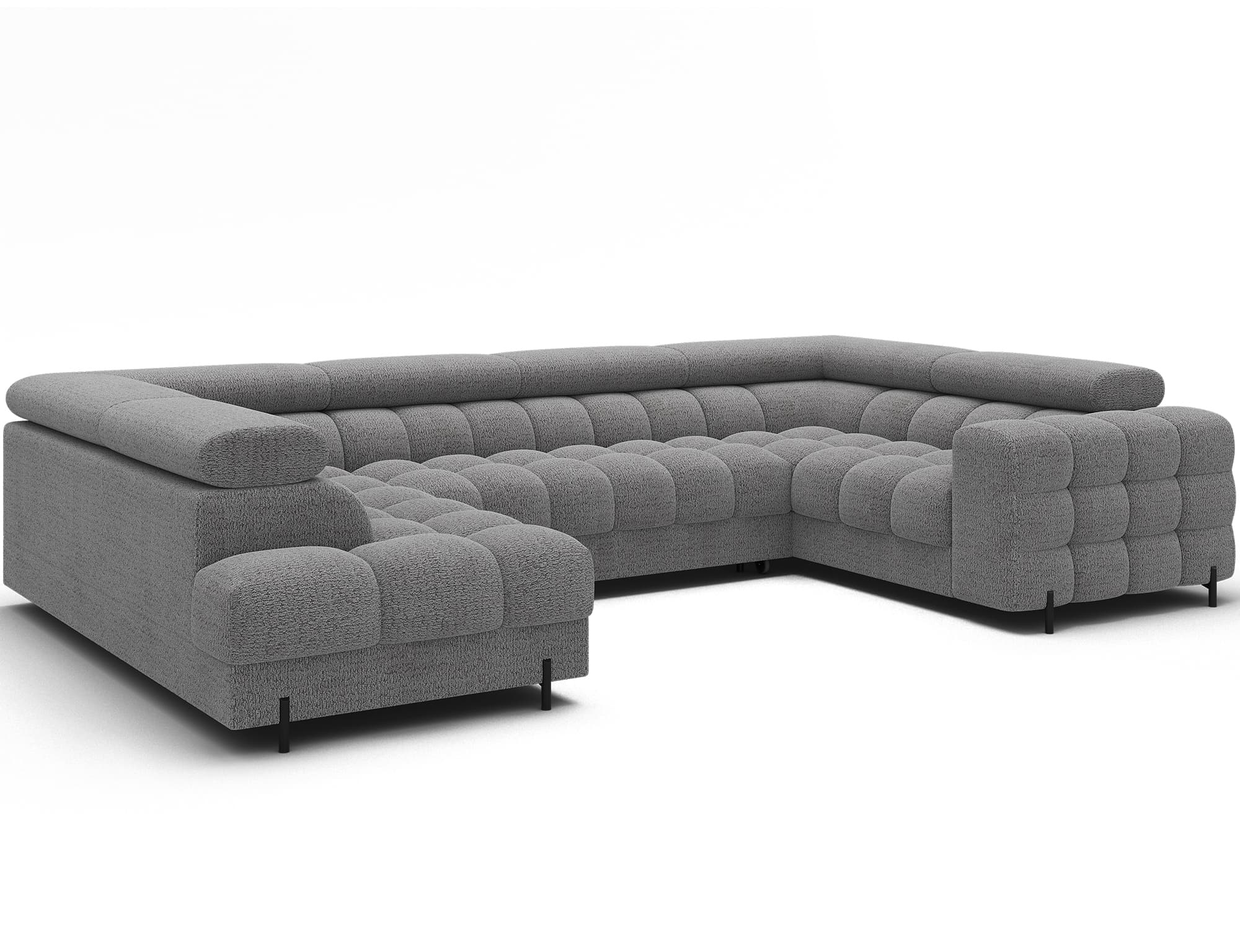 Colțar Formă U, Extensibil Factory, 346x205cm, Personalizabil