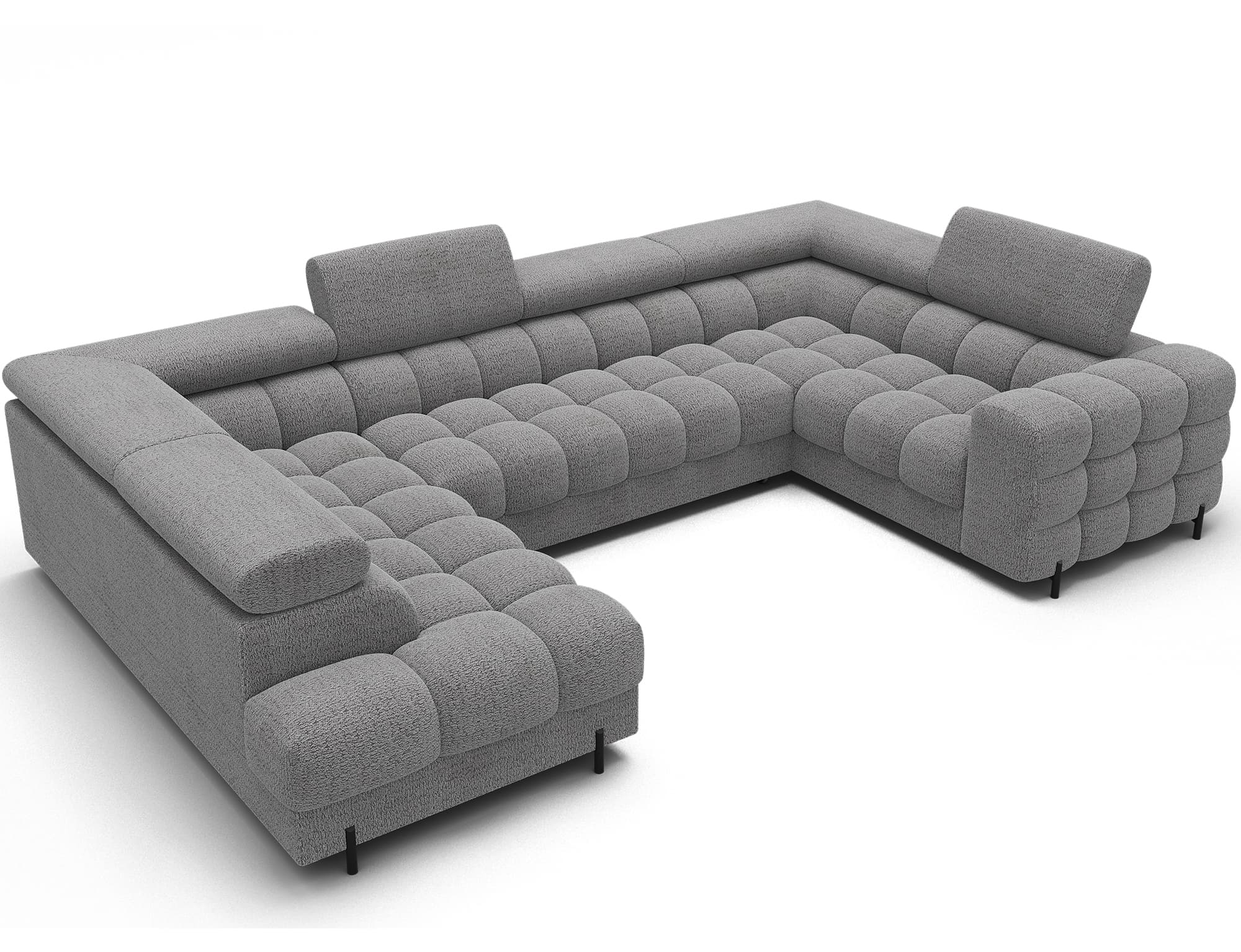 Colțar Formă U, Extensibil Factory, 346x205cm, Personalizabil