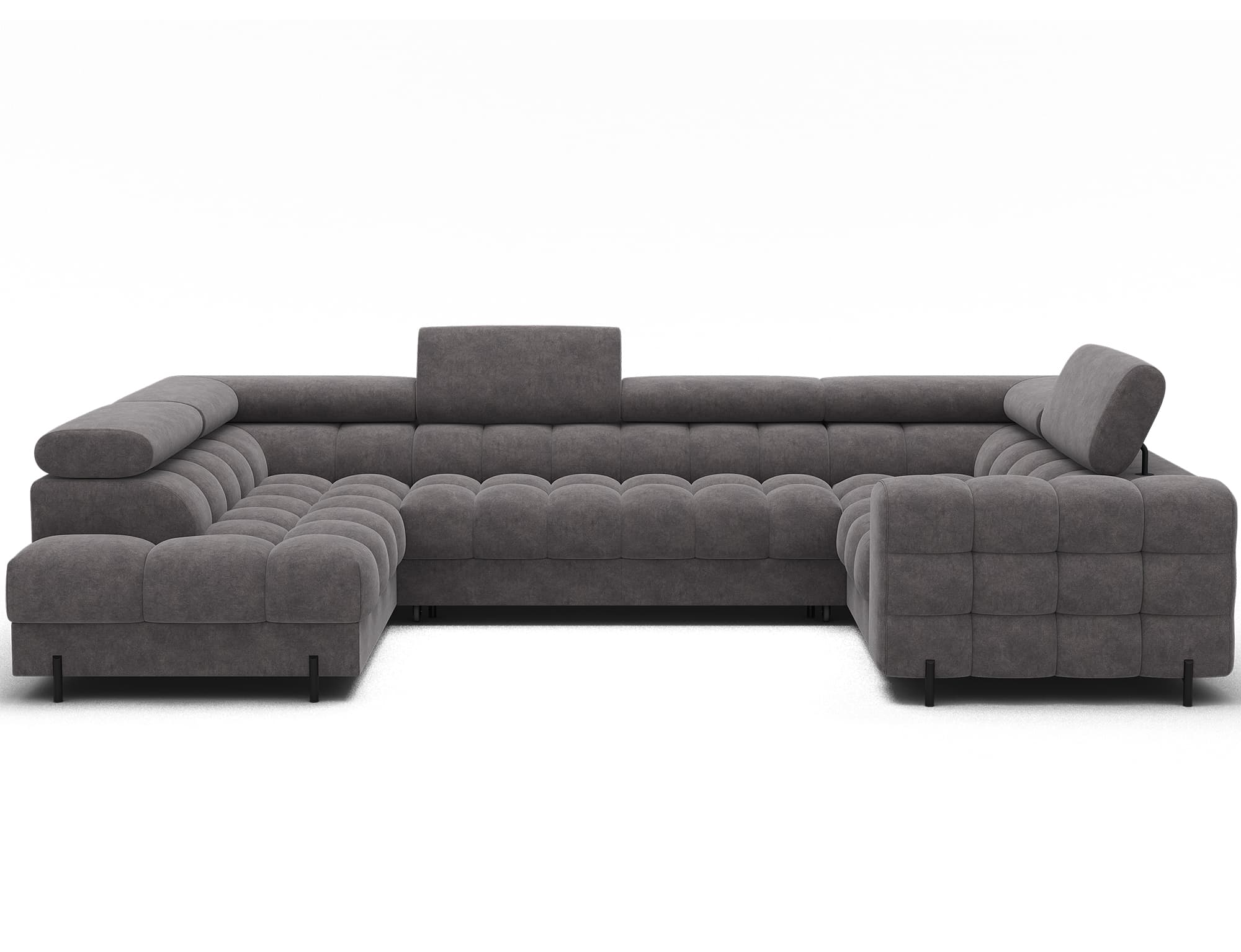 Colțar Formă U, Extensibil Factory, 346x205cm, Personalizabil