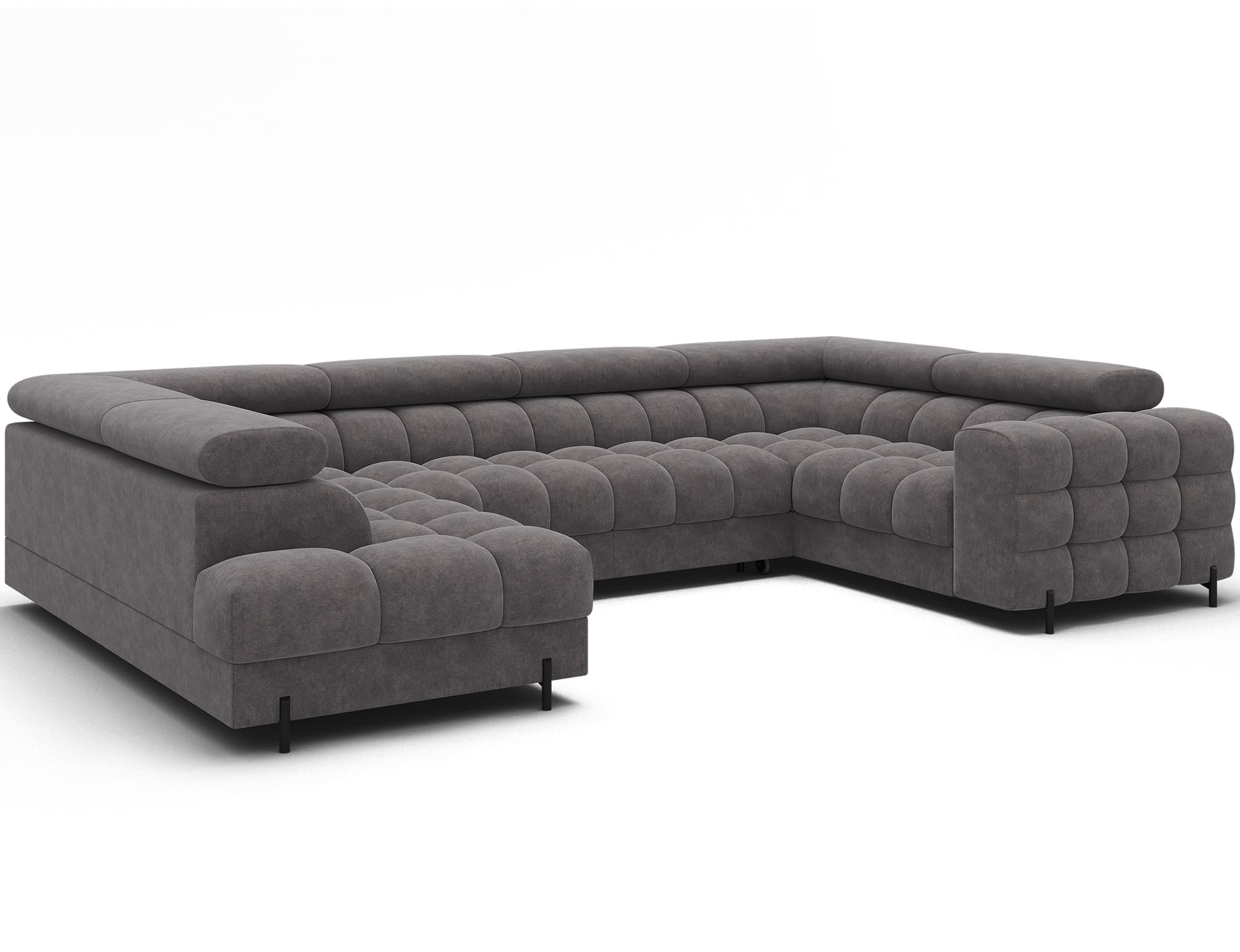 Colțar Formă U, Extensibil Factory, 346x205cm, Personalizabil
