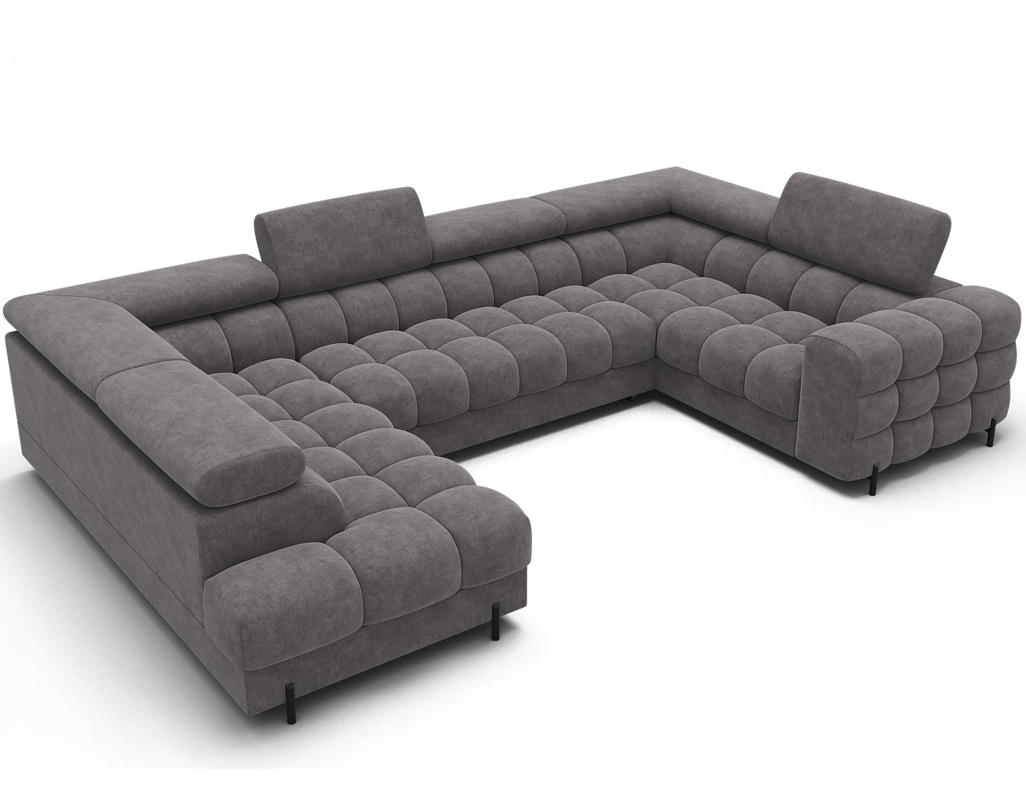 Colțar Formă U, Extensibil Factory, 346x205cm, Personalizabil