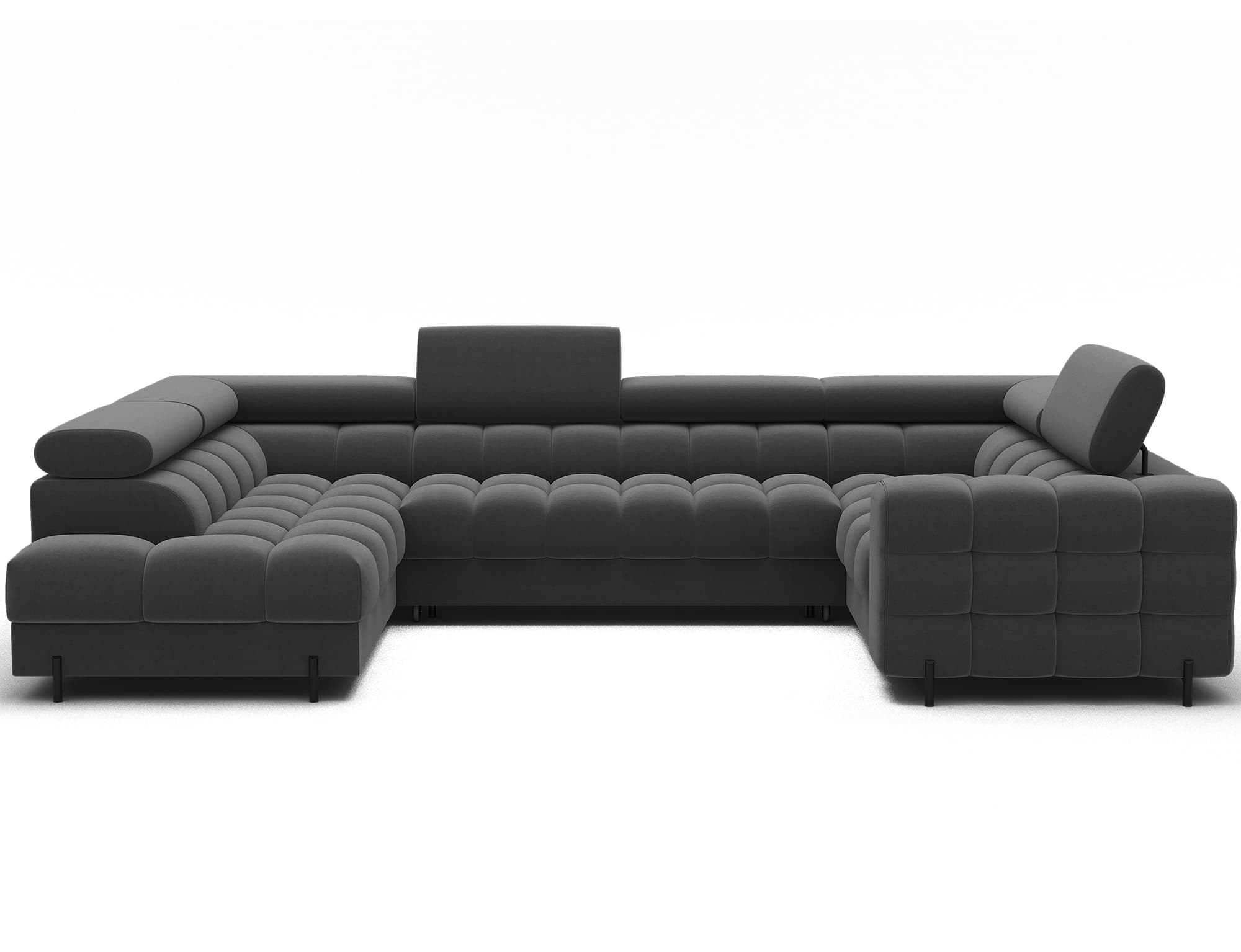 Colțar Formă U, Extensibil Factory, 346x205cm, Personalizabil