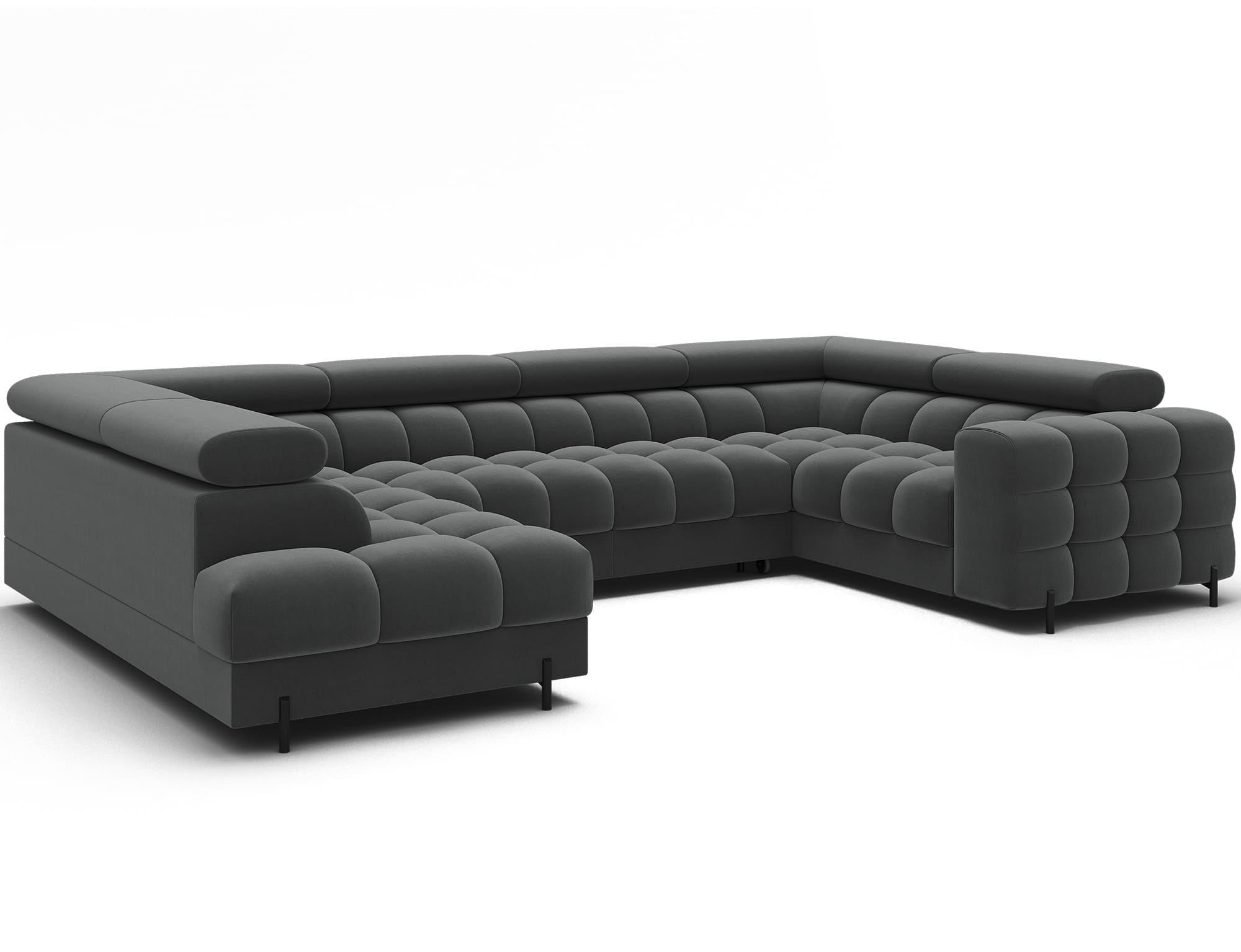 Colțar Formă U, Extensibil Factory, 346x205cm, Personalizabil