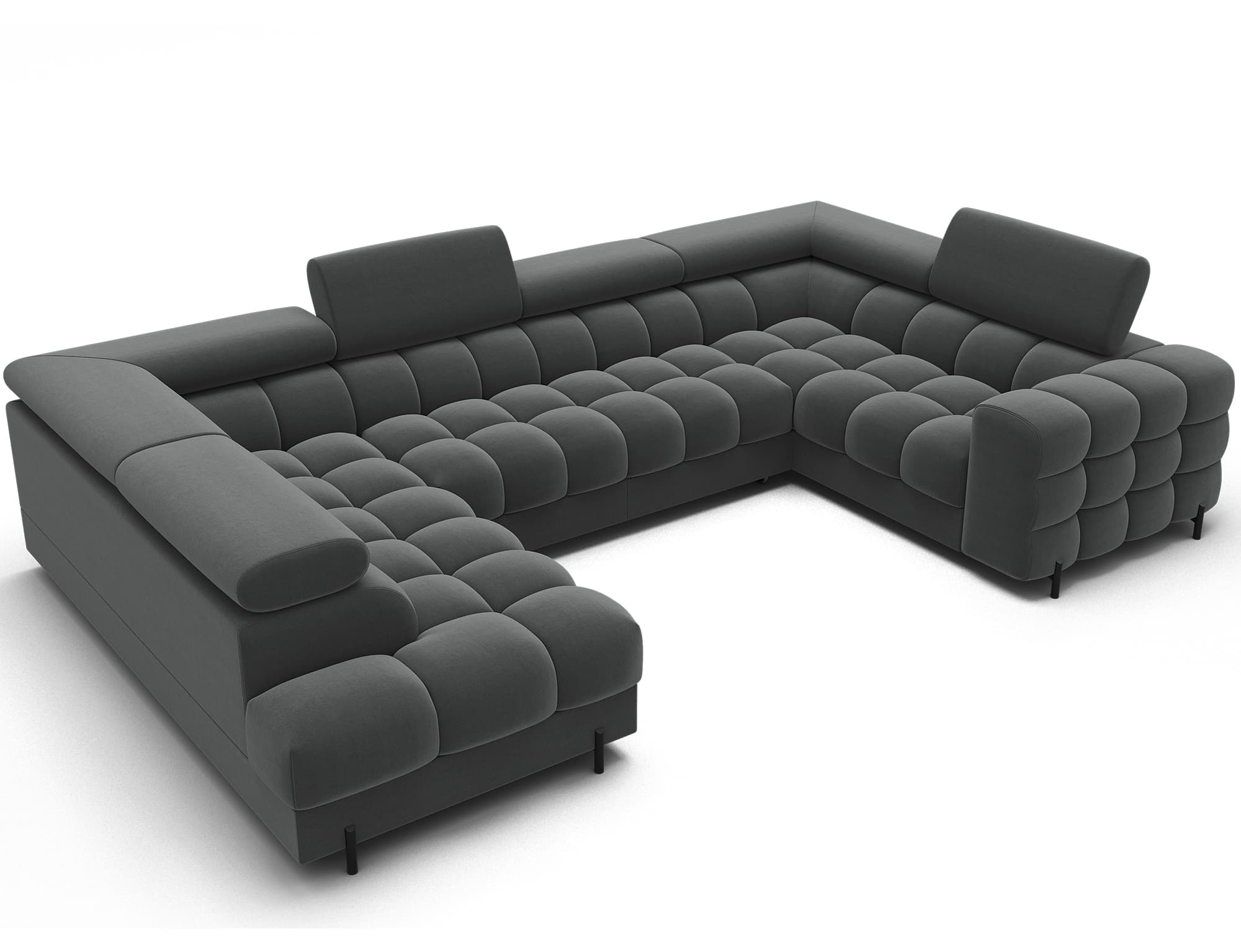 Colțar Formă U, Extensibil Factory, 346x205cm, Personalizabil