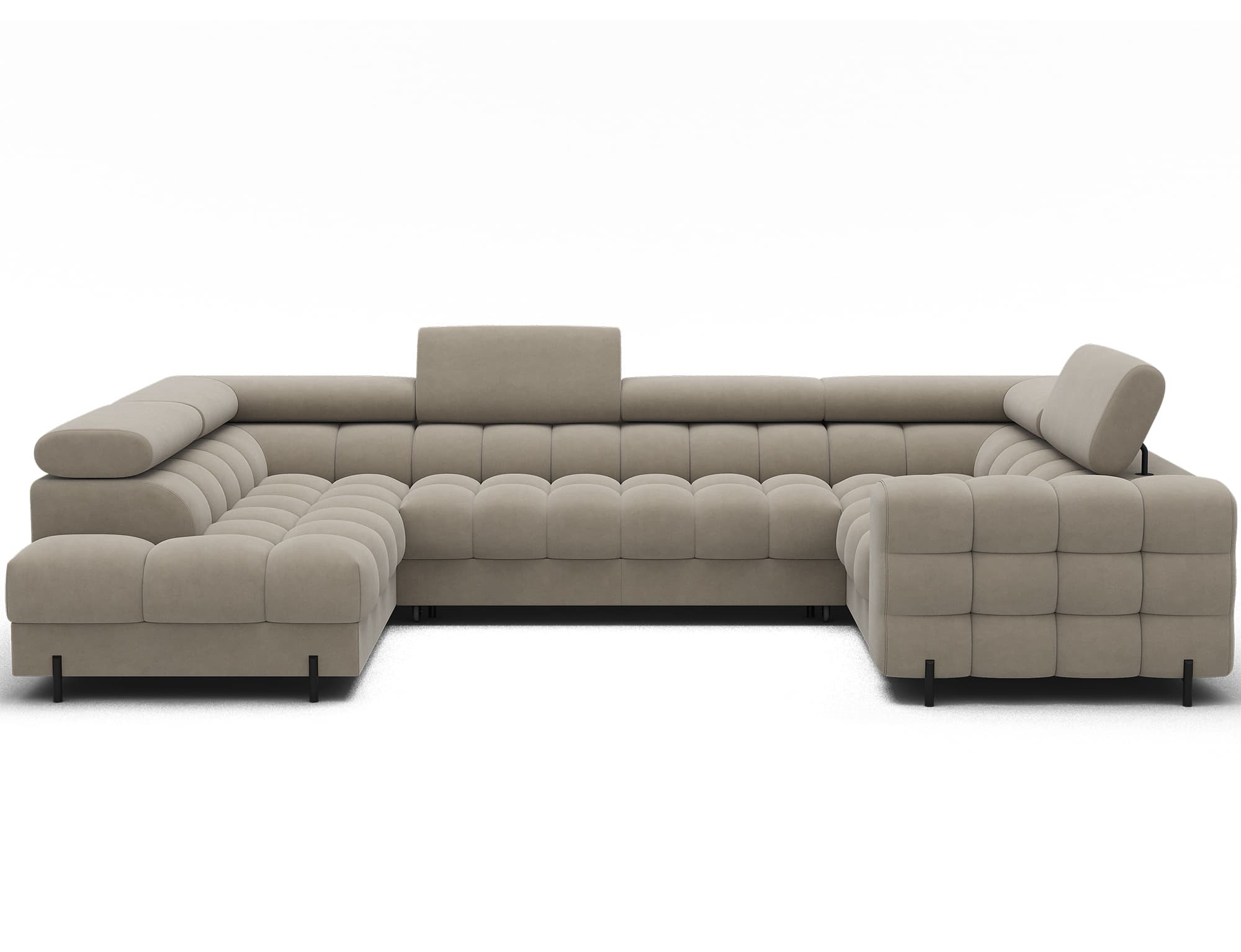 Colțar Formă U, Extensibil Factory, 346x205cm, Personalizabil