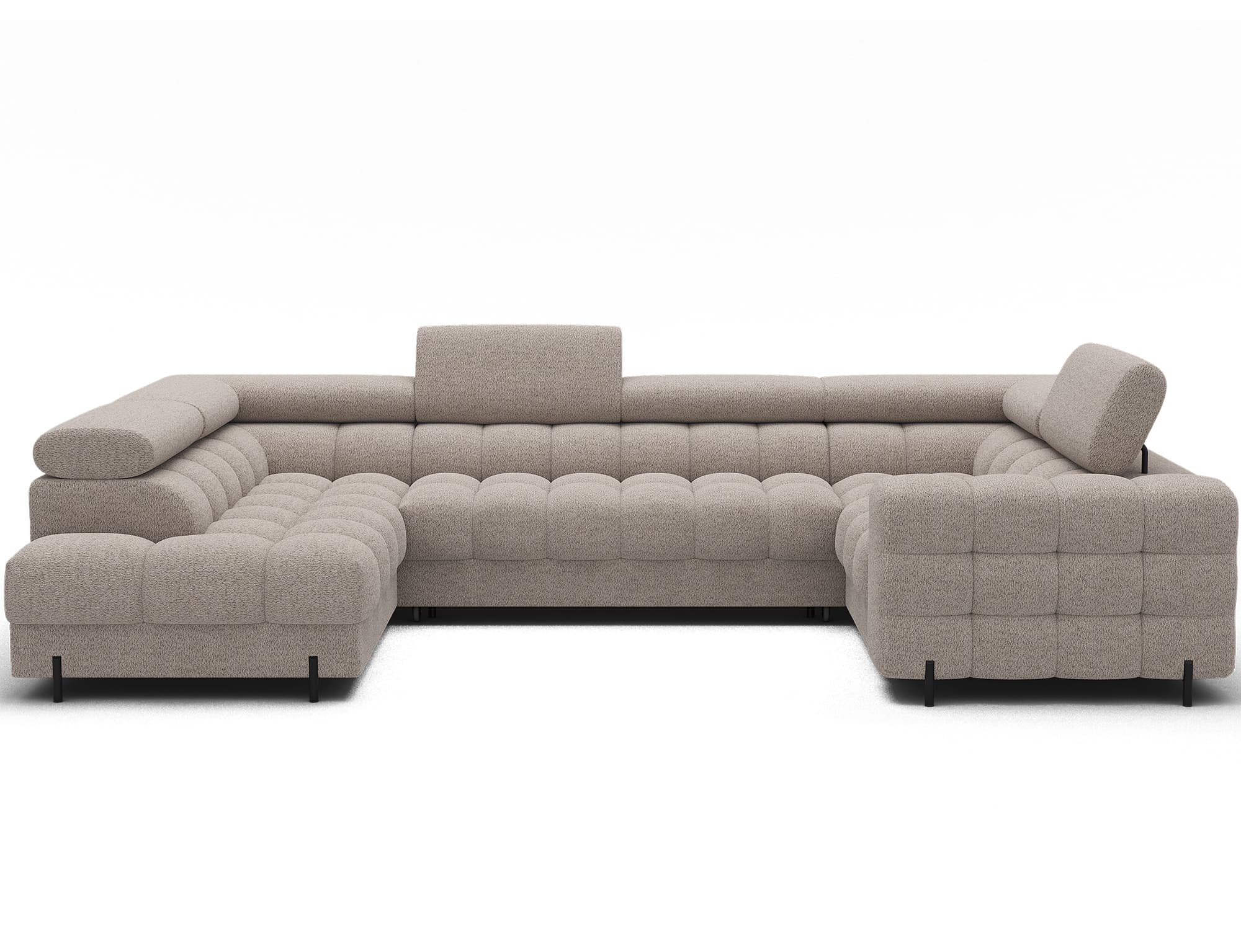 Colțar Formă U, Extensibil Factory, 346x205cm, Personalizabil