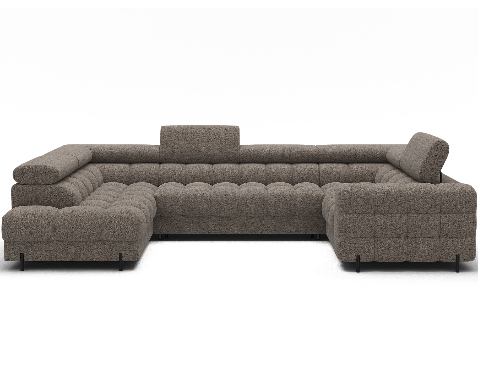Colțar Formă U, Extensibil Factory, 346x205cm, Personalizabil