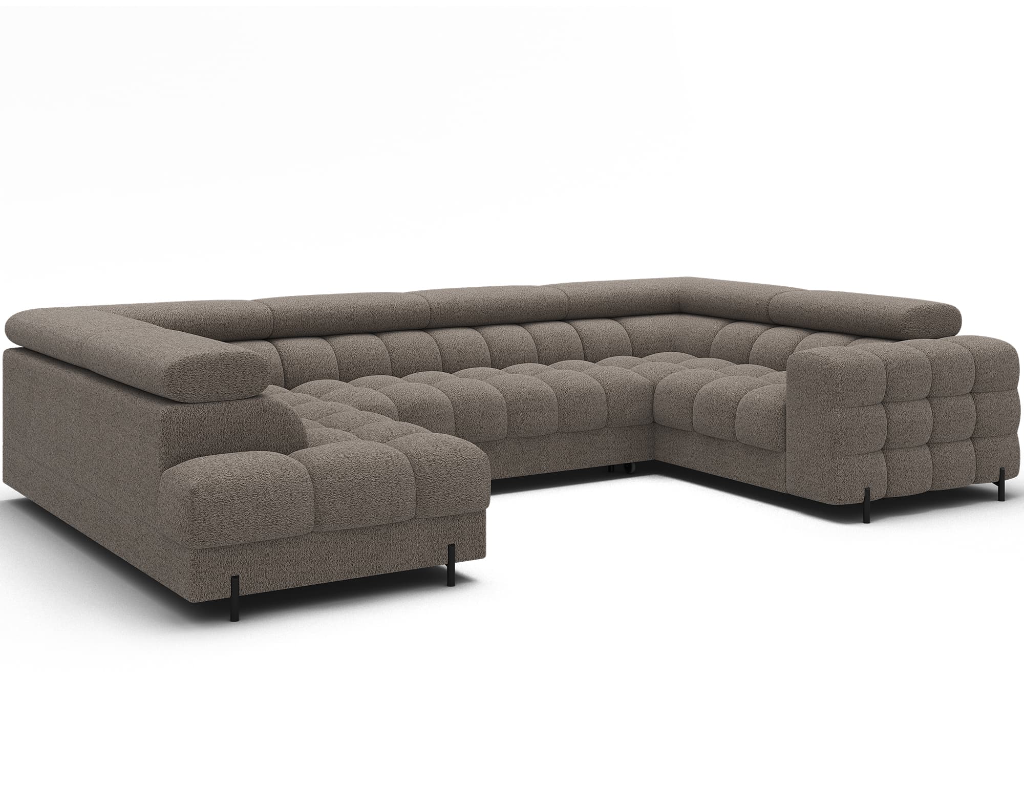 Colțar Formă U, Extensibil Factory, 346x205cm, Personalizabil