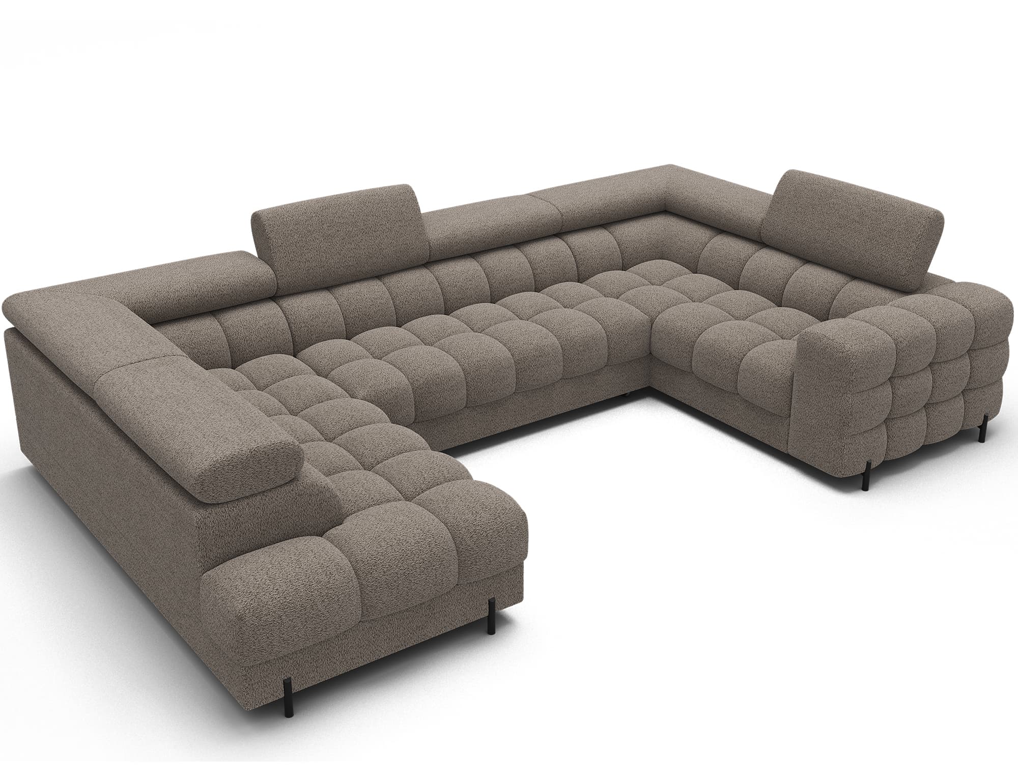 Colțar Formă U, Extensibil Factory, 346x205cm, Personalizabil