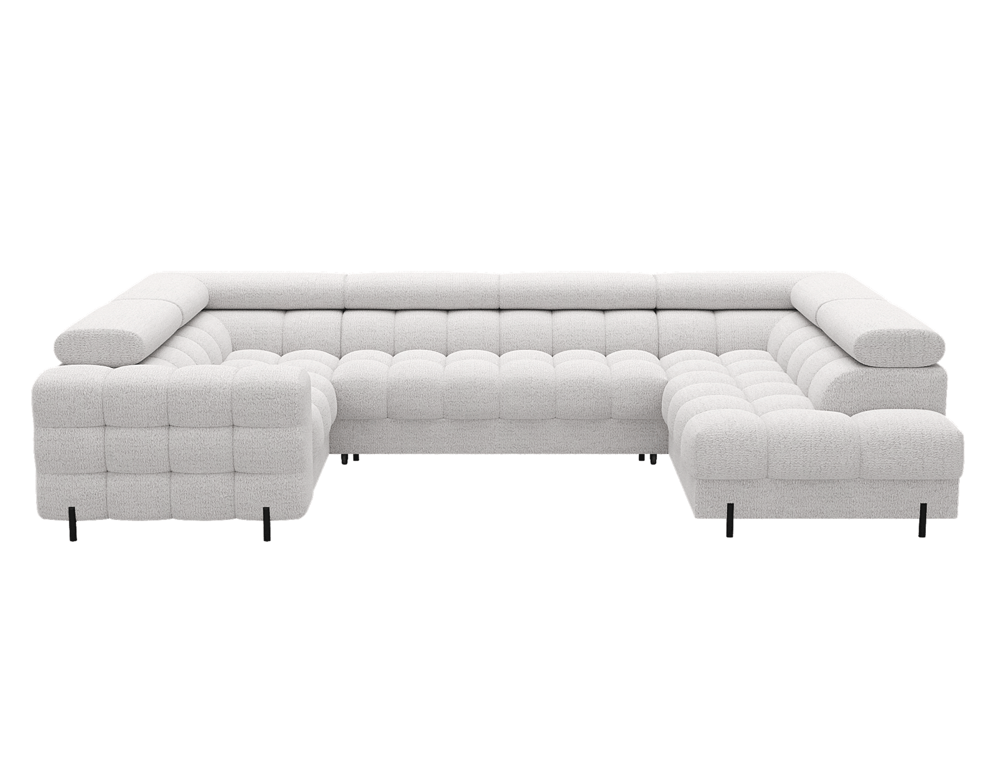 Colțar Formă U, Extensibil Factory, 346x205cm, Personalizabil