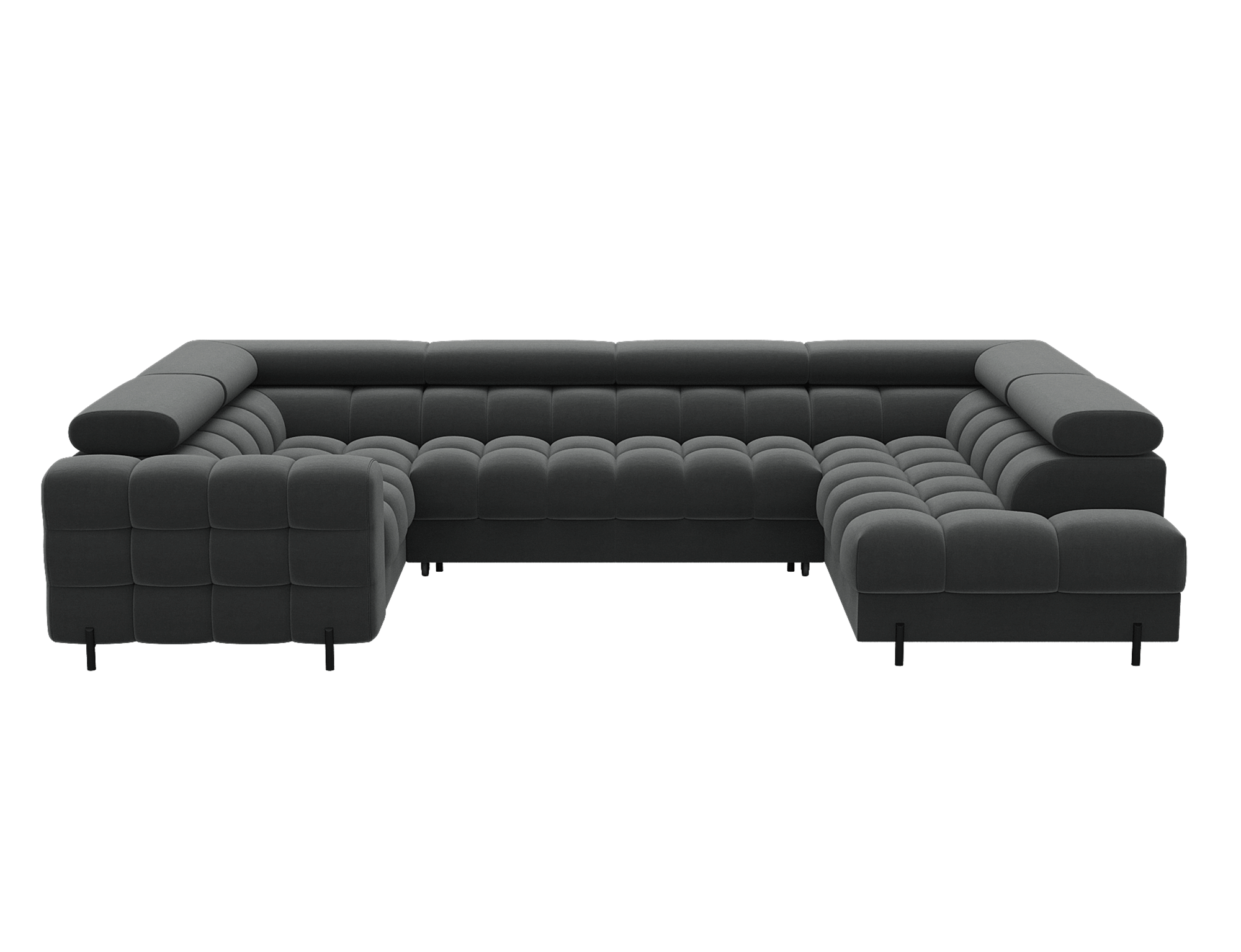 Colțar Formă U, Extensibil Factory, 346x205cm, Personalizabil