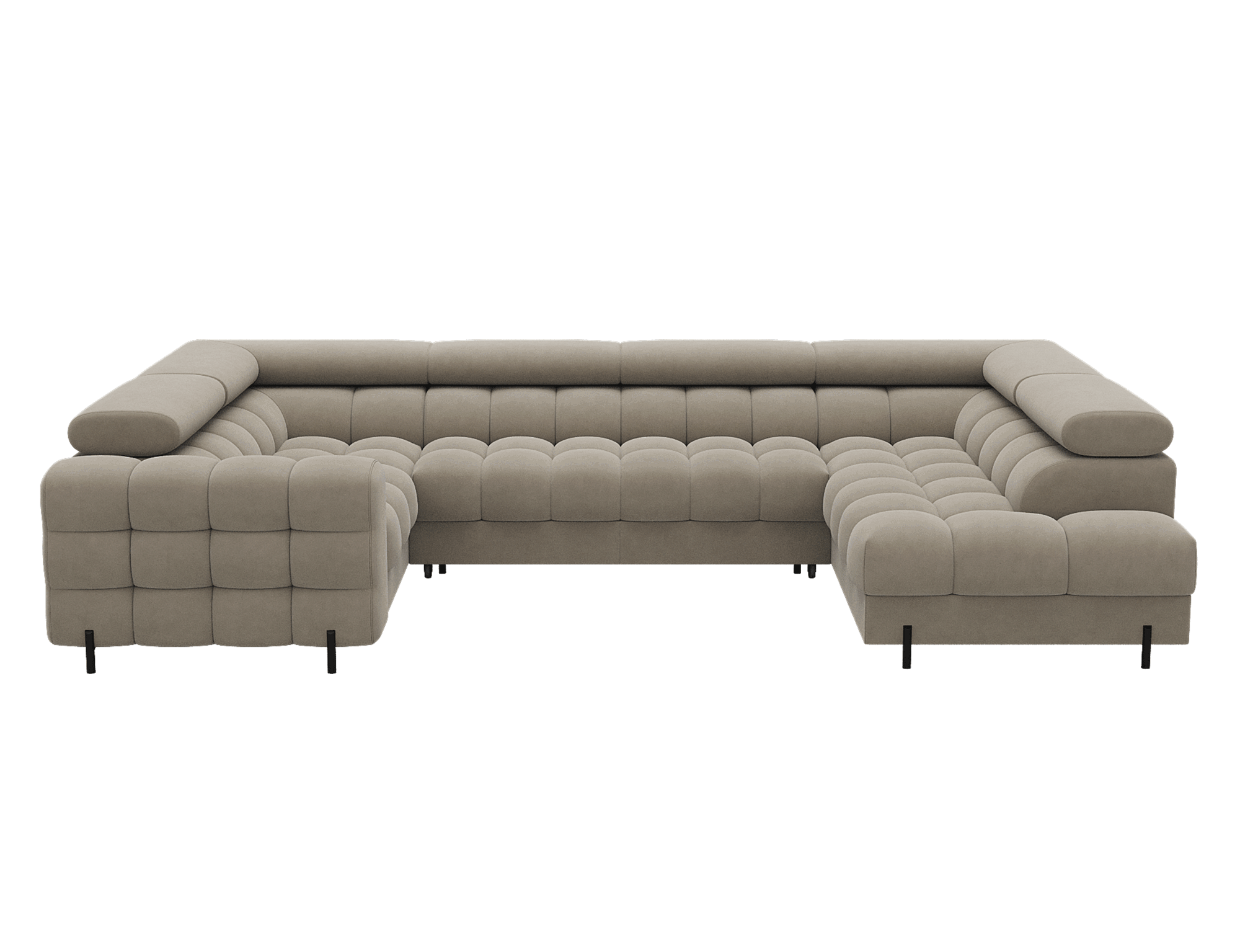 Colțar Formă U, Extensibil Factory, 346x205cm, Personalizabil