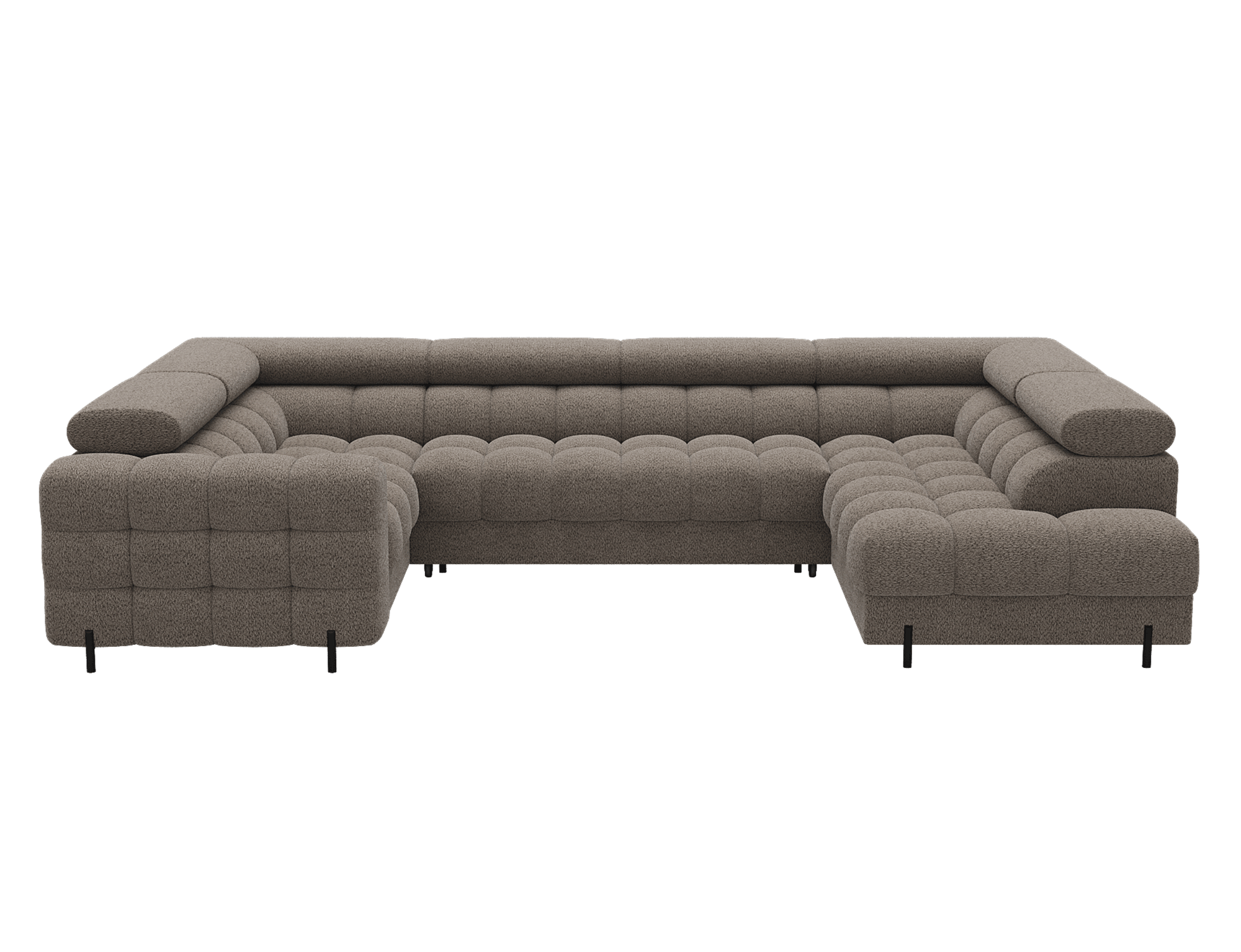 Colțar Formă U, Extensibil Factory, 346x205cm, Personalizabil