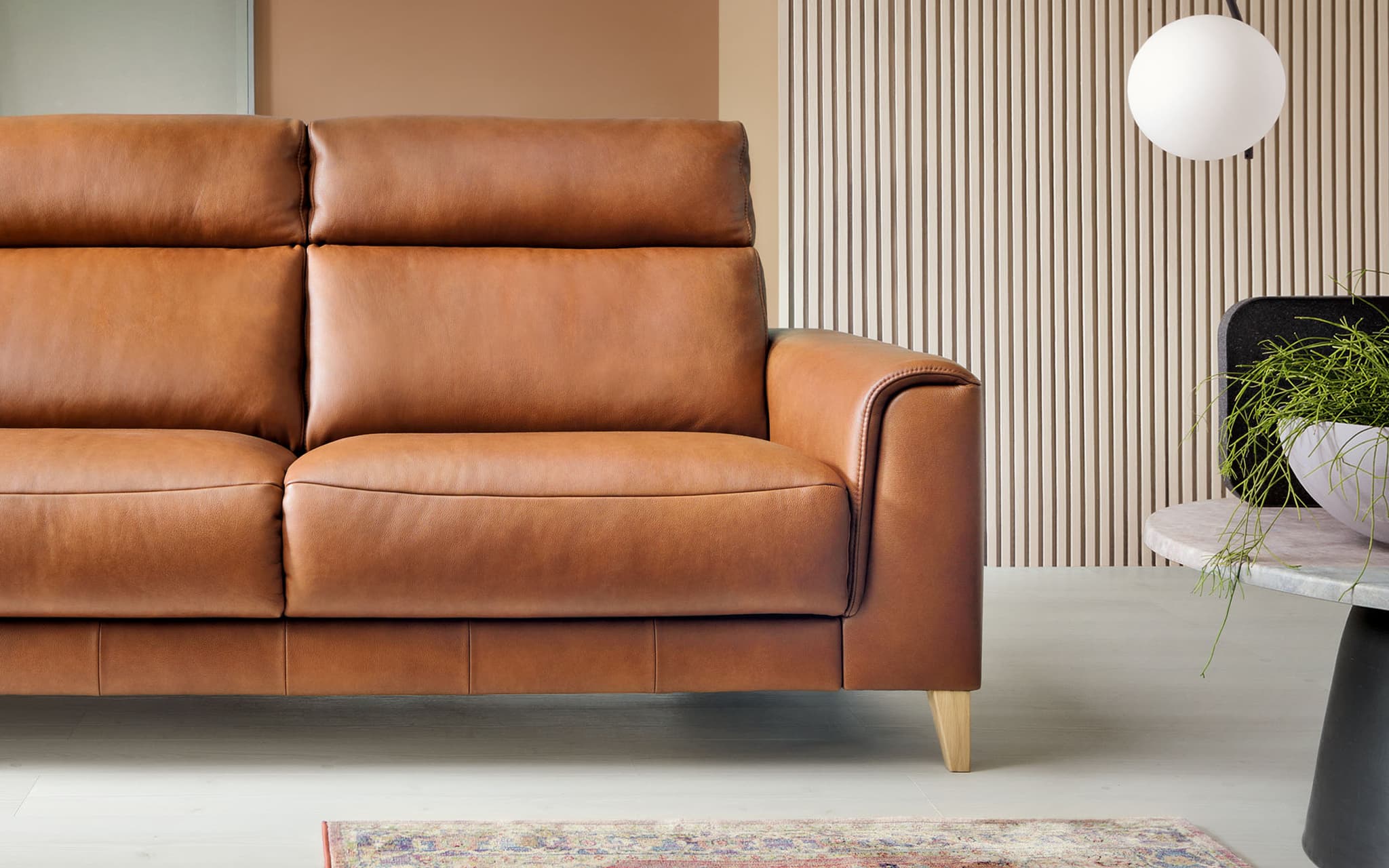Canapea LEGATO, 178×103×101 cm din lemn masiv