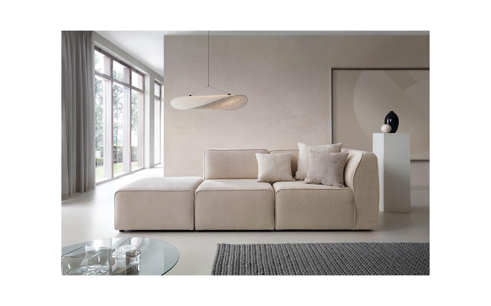 Colțar Hugg, Modular, Personalizabil