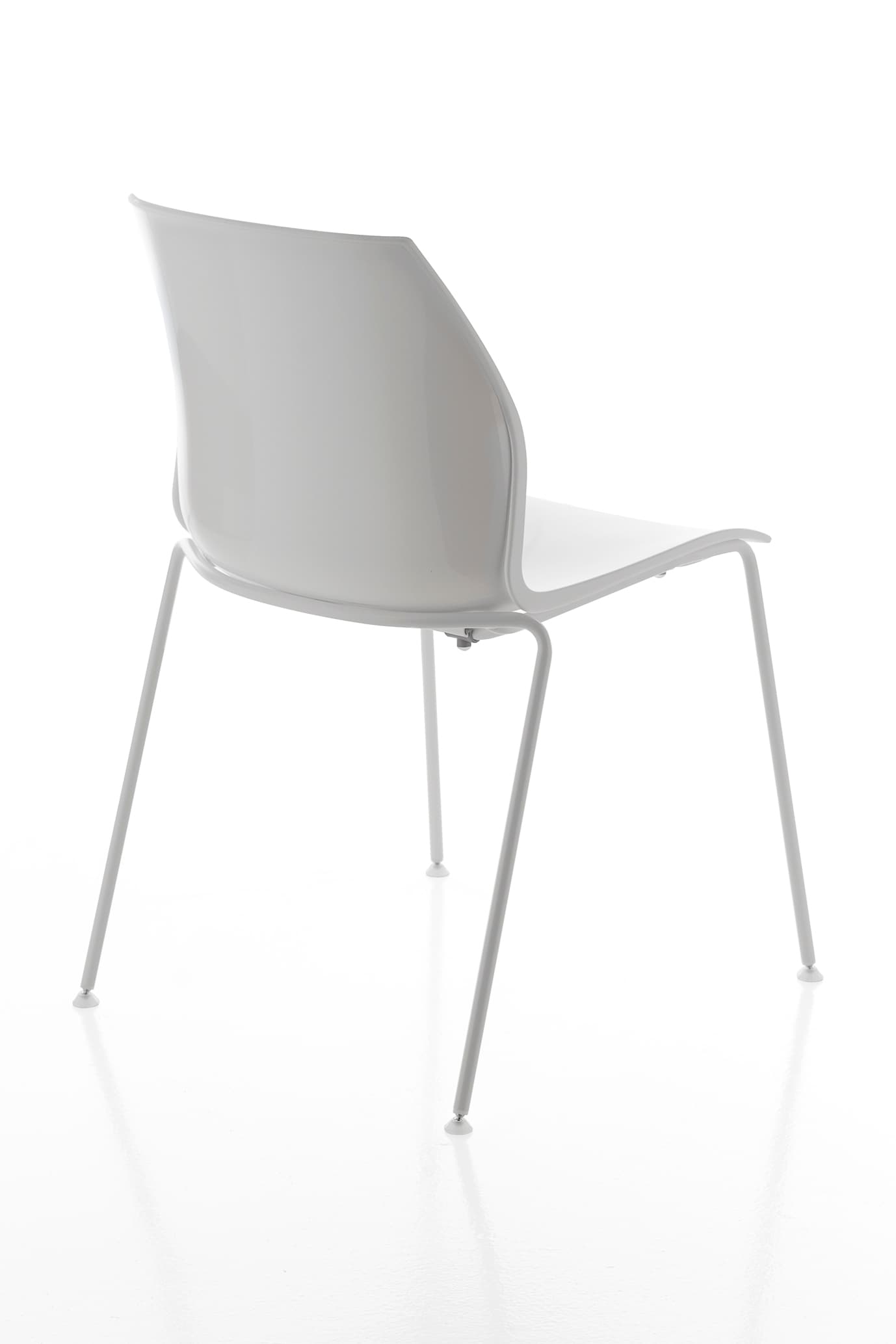 Scaun Kalea cadru fix cu 4 picioare din otel, 52x80x46 cm