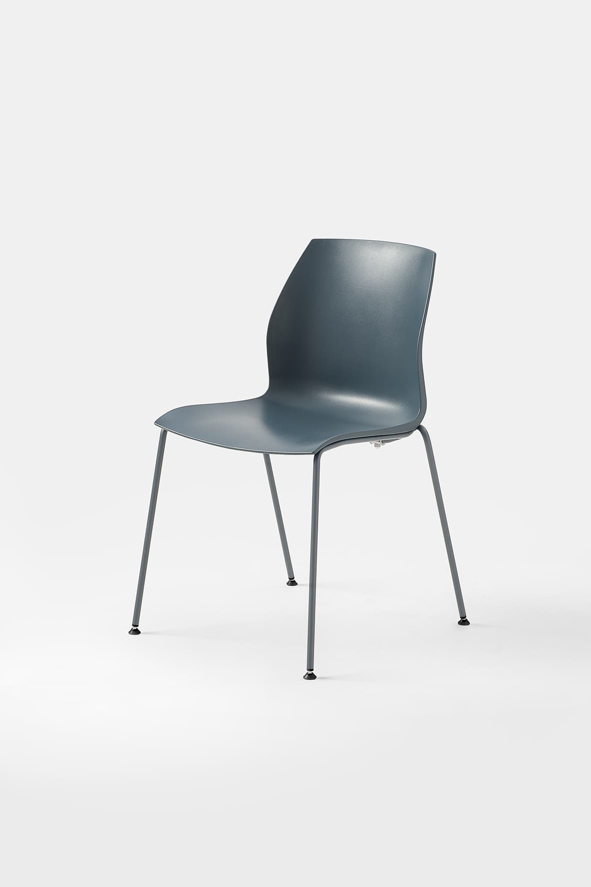 Scaun Kalea cadru fix cu 4 picioare din otel, 52x80x46 cm