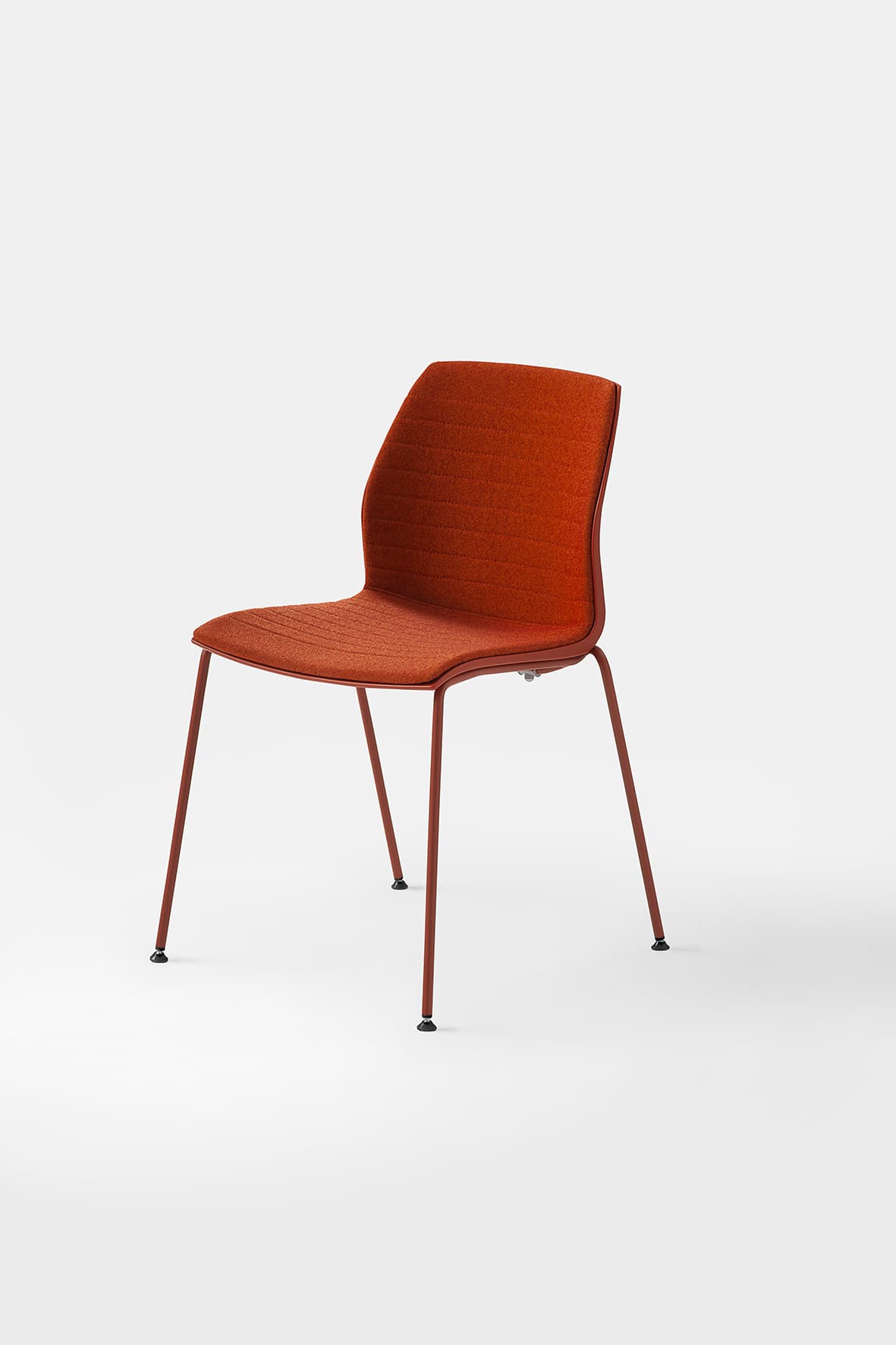 Scaun Kalea cadru fix cu 4 picioare din otel, 52x80x46 cm