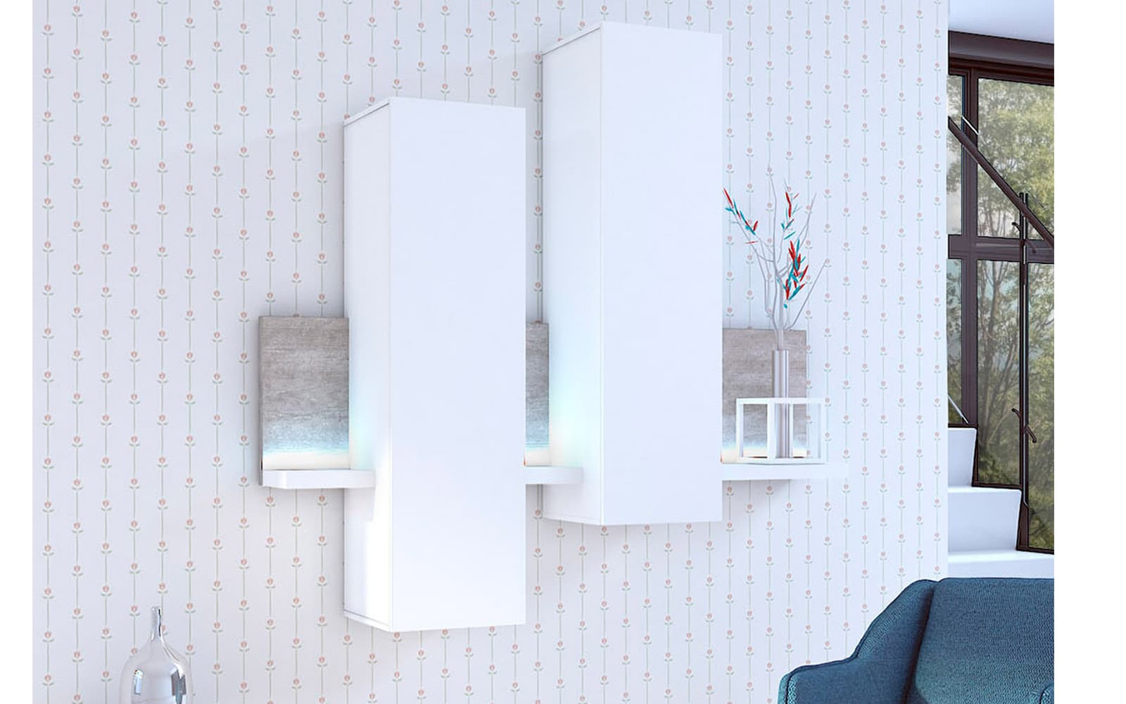 Corp suspendat Aurea, 152×90×35 cm