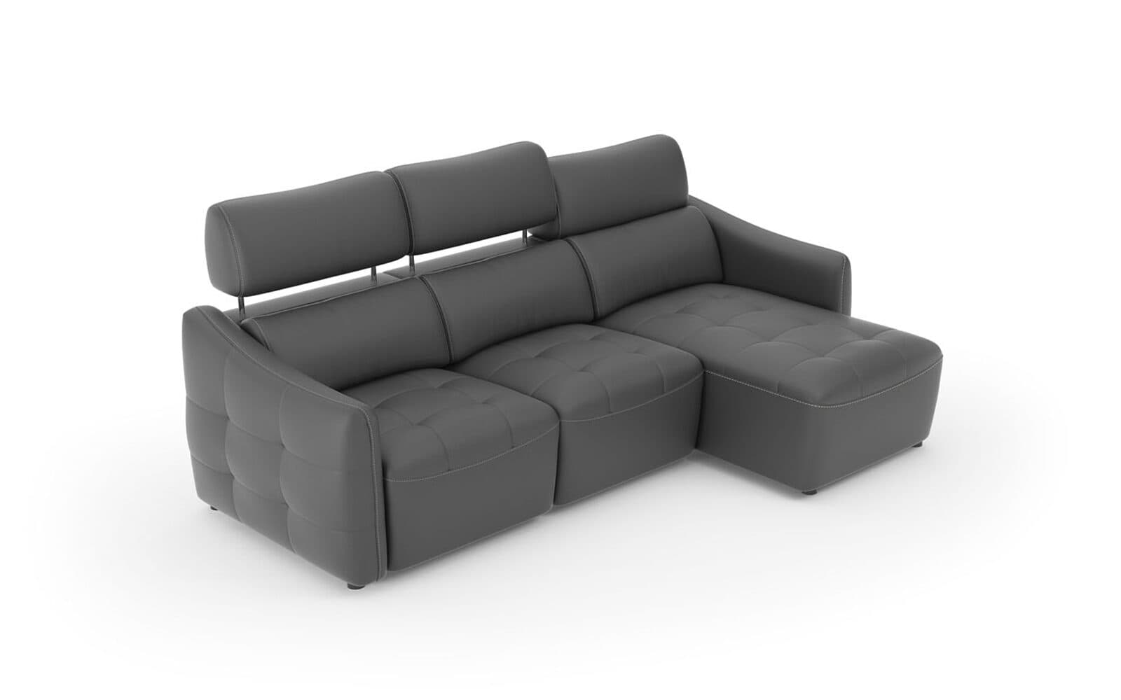 Canapea DAVOS, 251x100x101 cm din lemn masiv