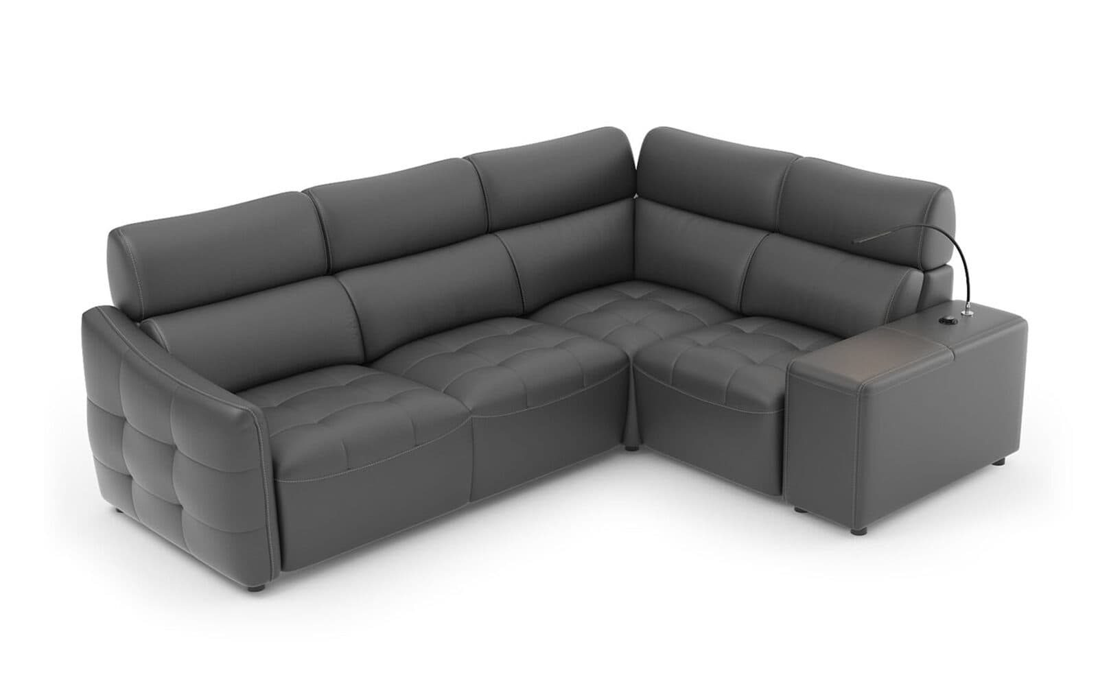 Coltar Davos, 262×100×221 cm din lemn masiv