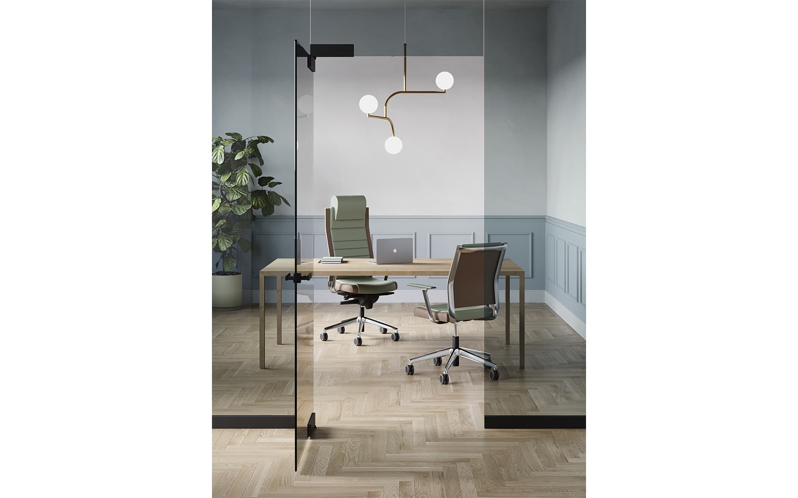 Kosmo Mesh - Fotoliu executiv cu spatar din plasa