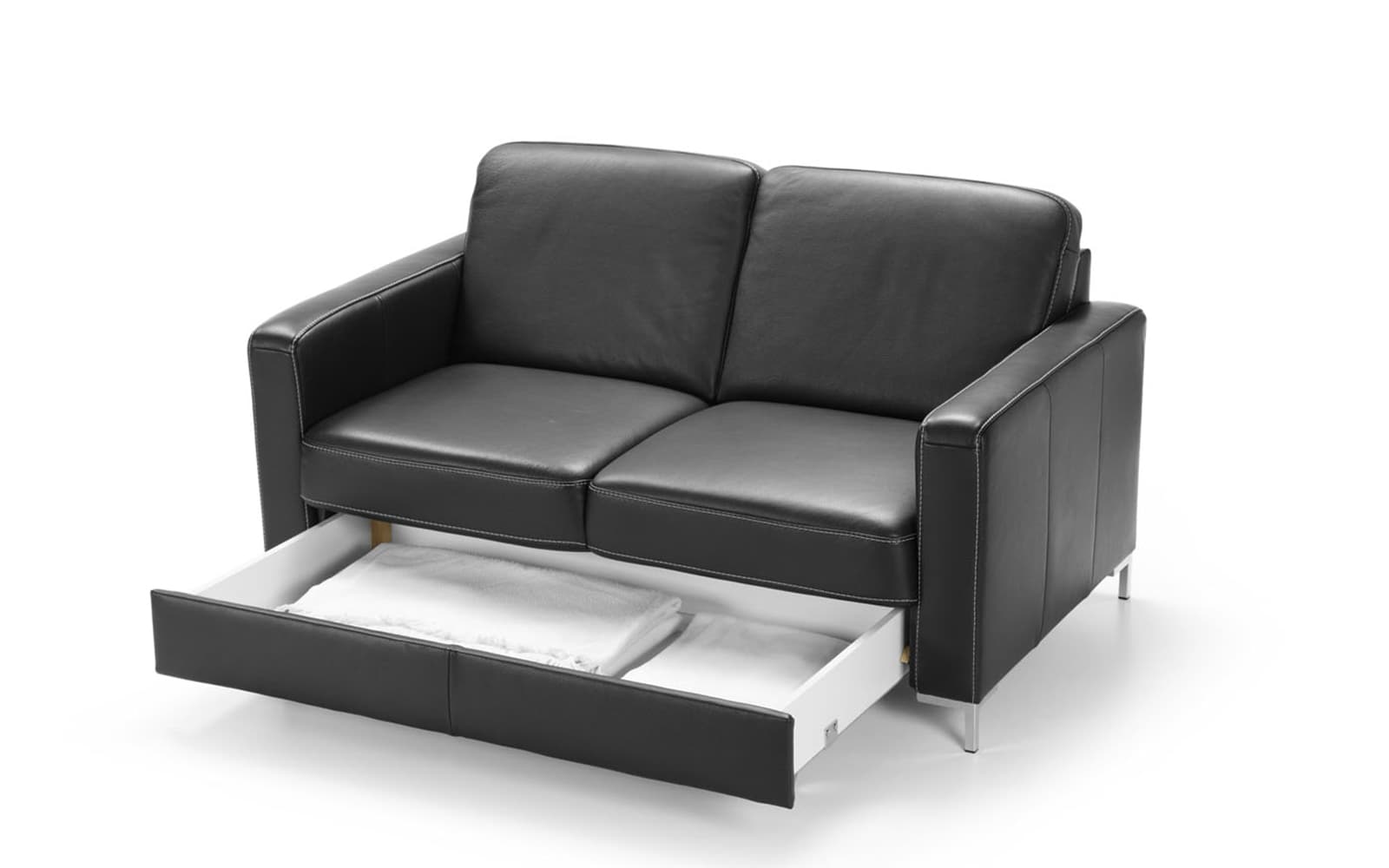 Canapea Basic, 155×85×91 cm din lemn masiv